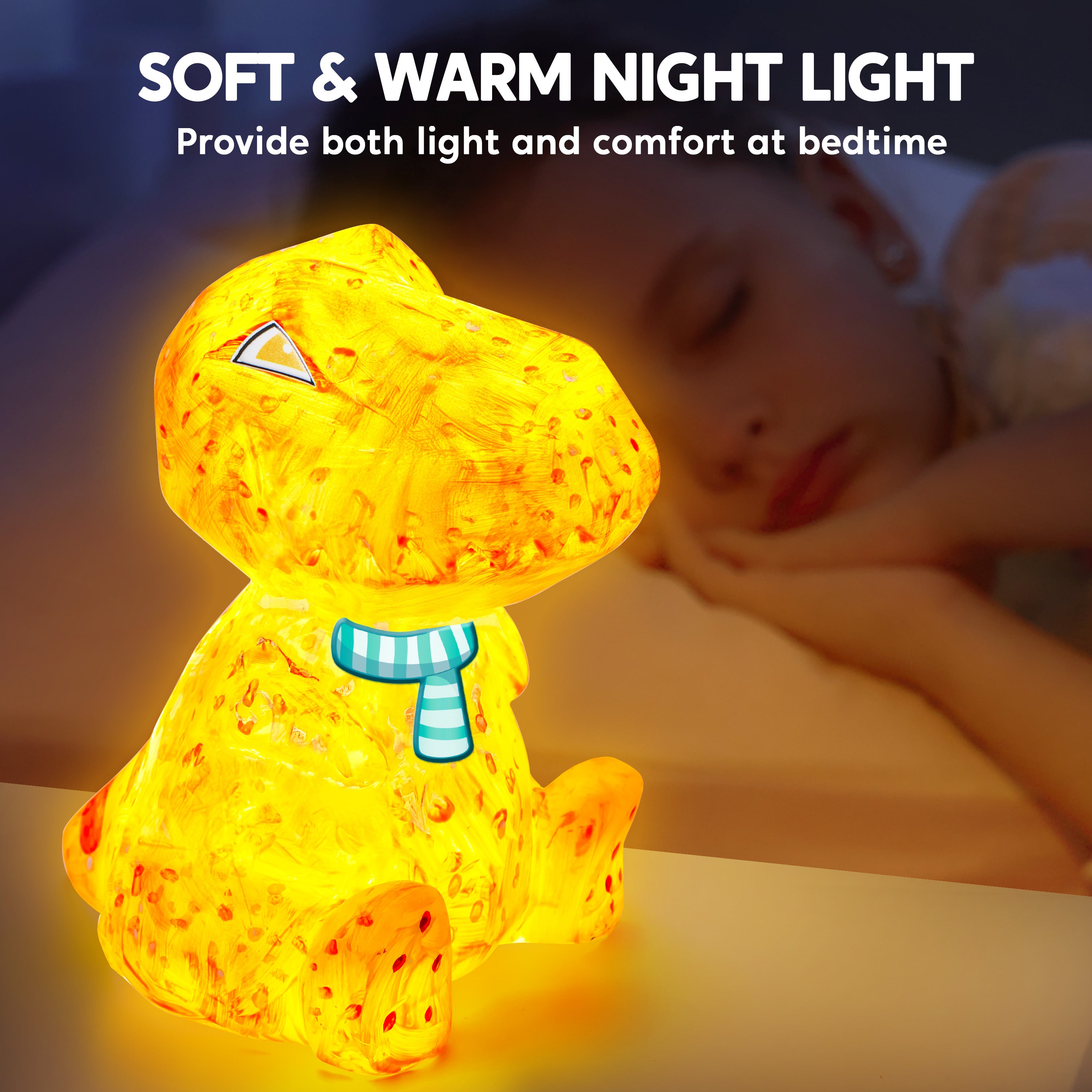 Klever Kits Paint-Your-Own Dinosaur Night Light