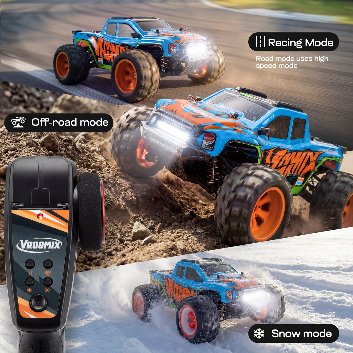 VROOMIX Remote Control Truck Toy