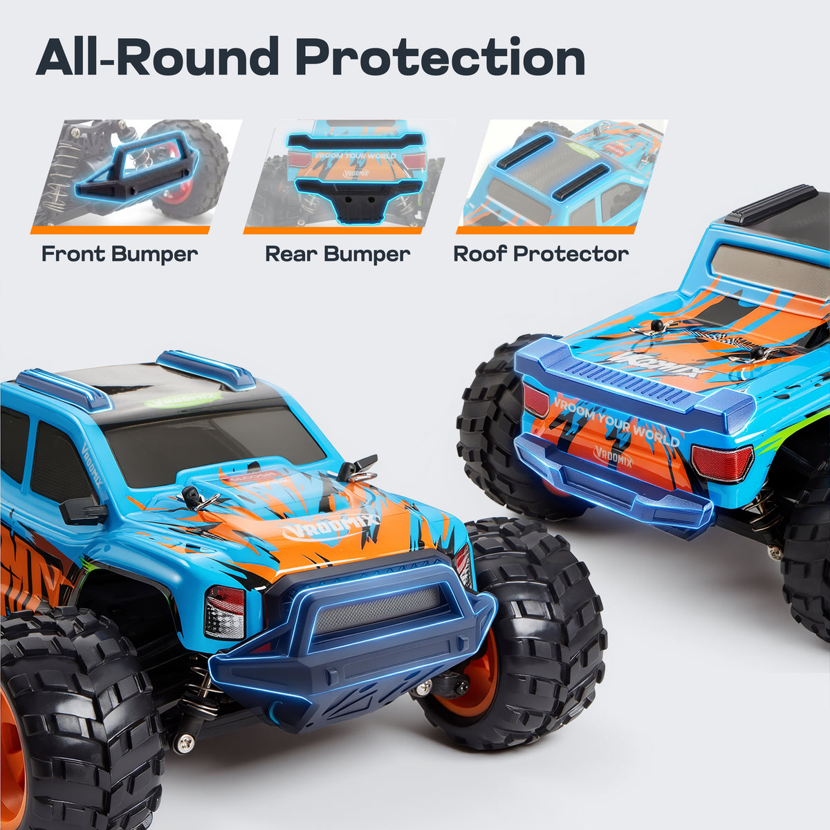 VROOMIX Remote Control Truck Toy
