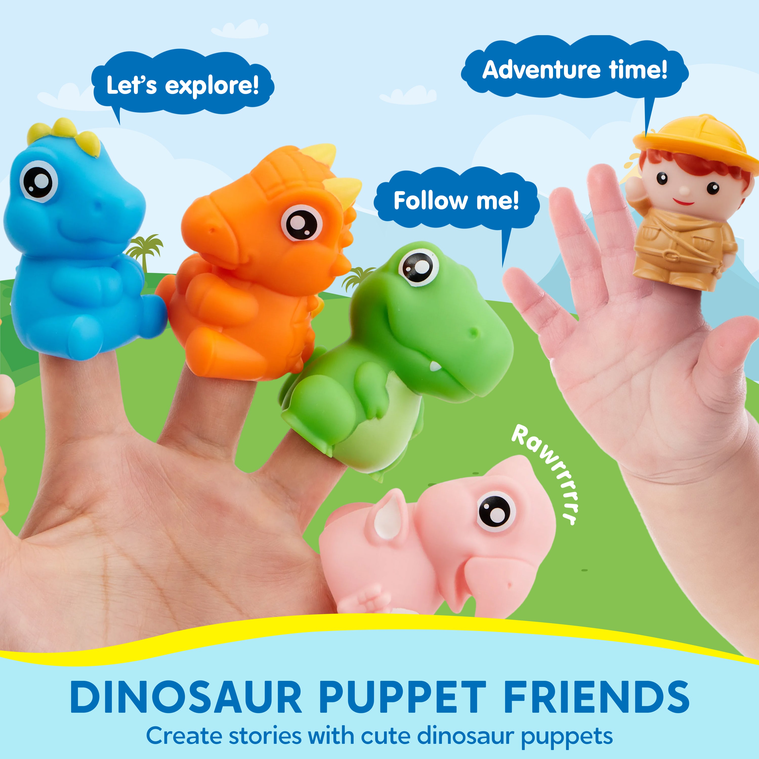Play-Act Counting & Sorting Dinosaur Train for Toddlers