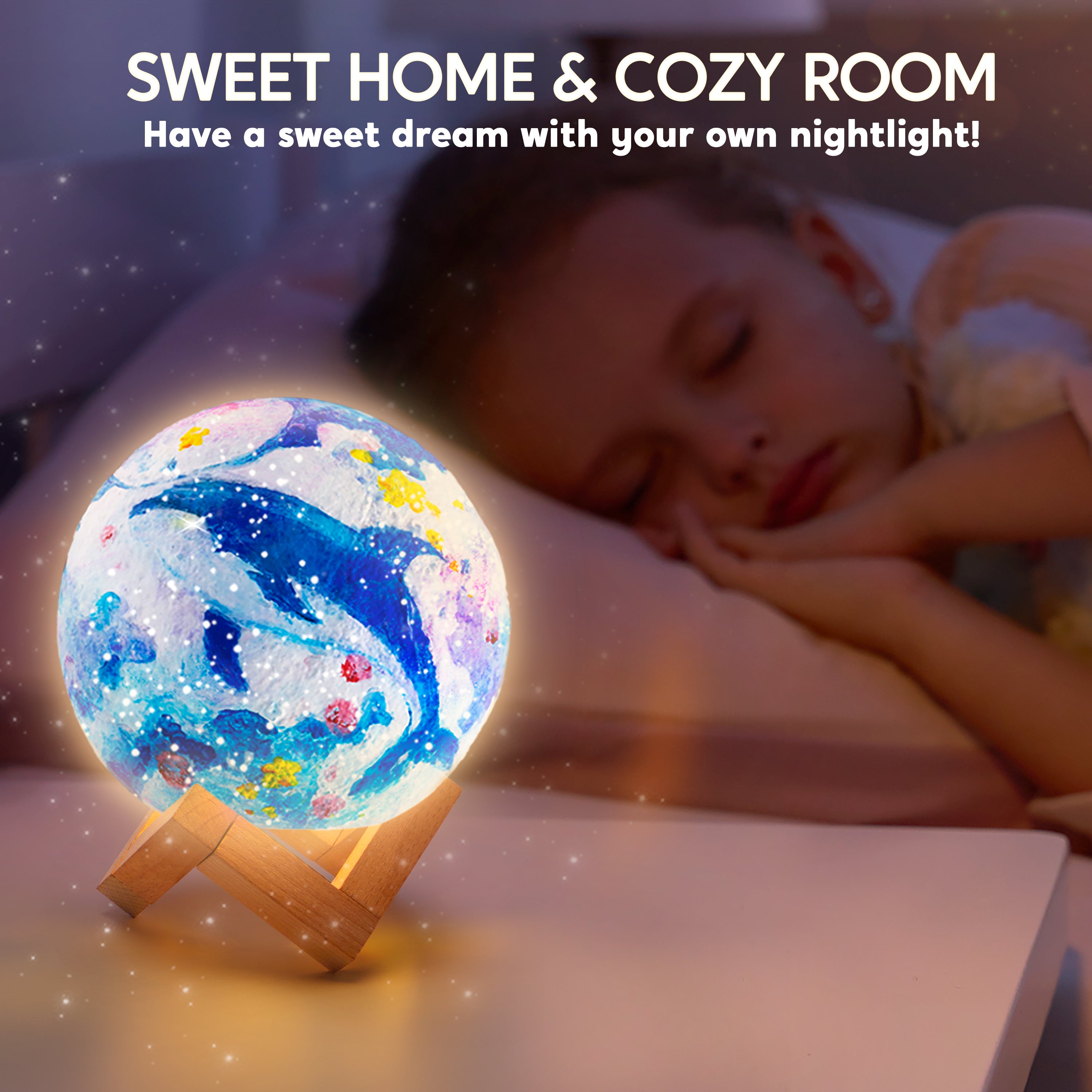 Klever Kits DIY 3D Moon Night Light Kit for Kids Ages 6-12