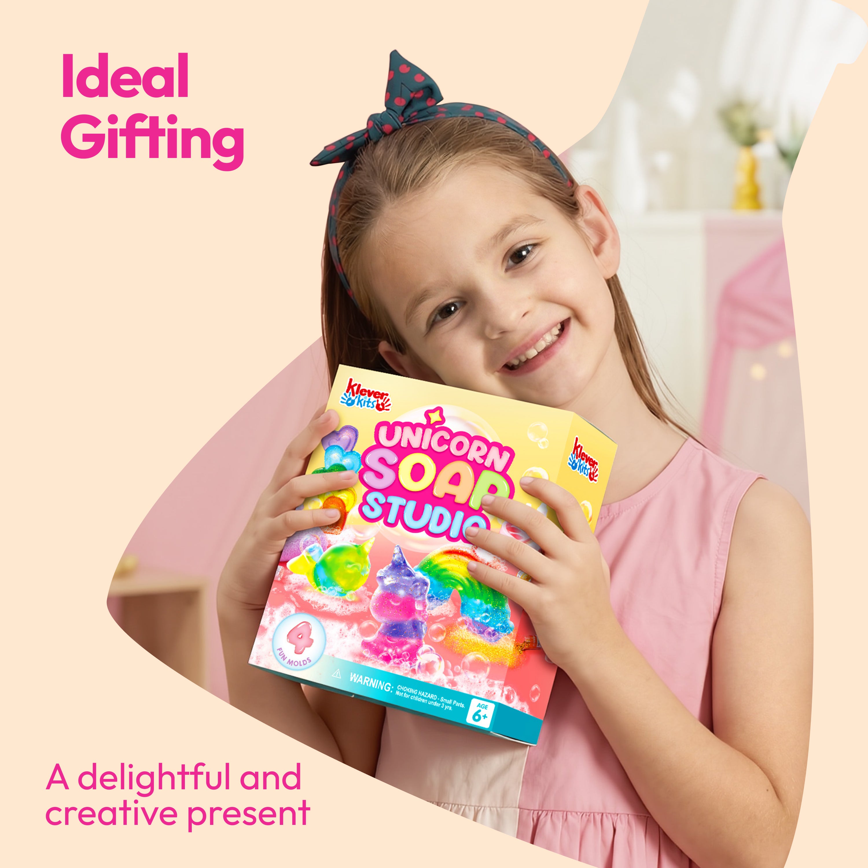 Klever Kits Unicorn DIY Soap Making Craft Kit Ages 6+