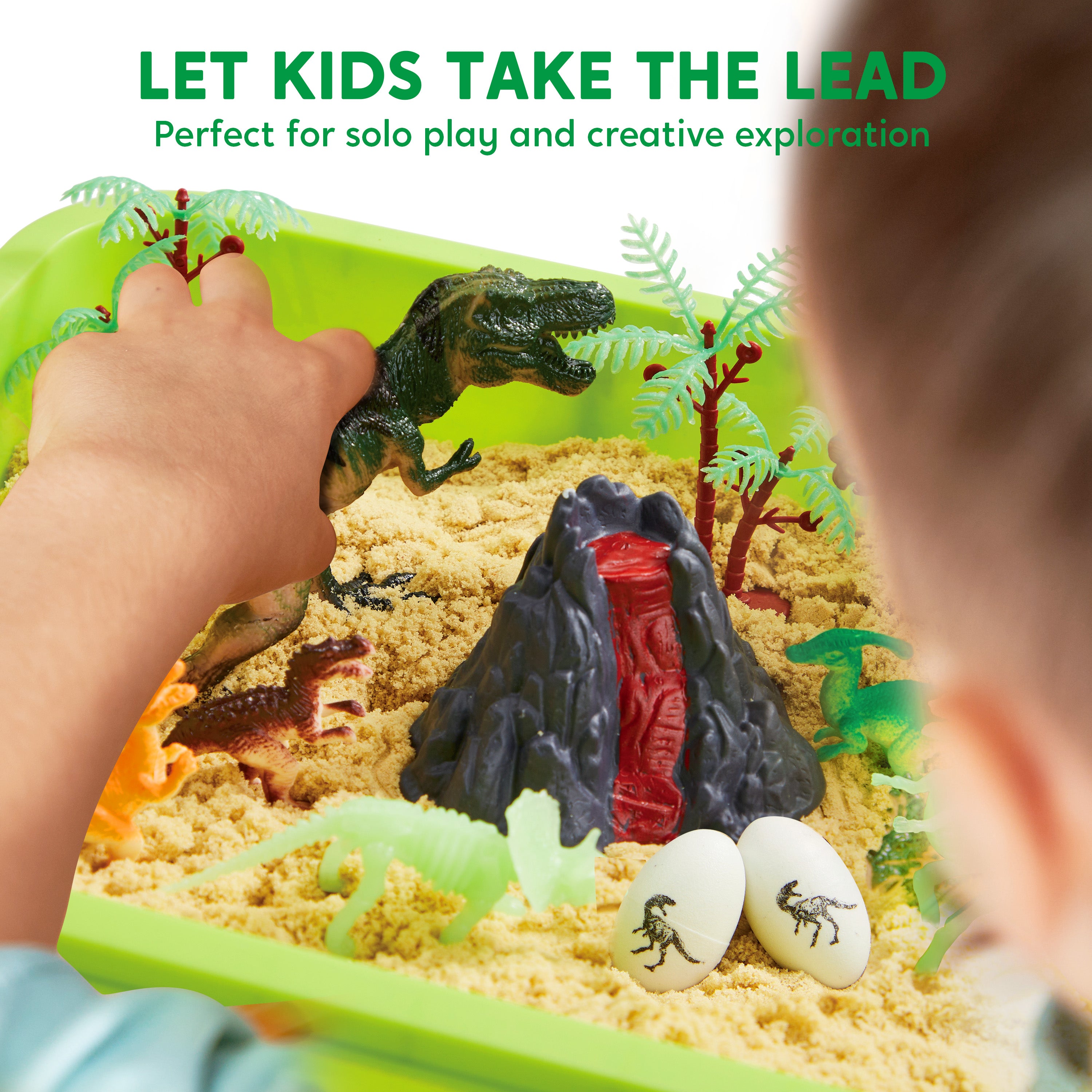Klever Kits Construction Sensory Bin with Glow Stones Age 3+