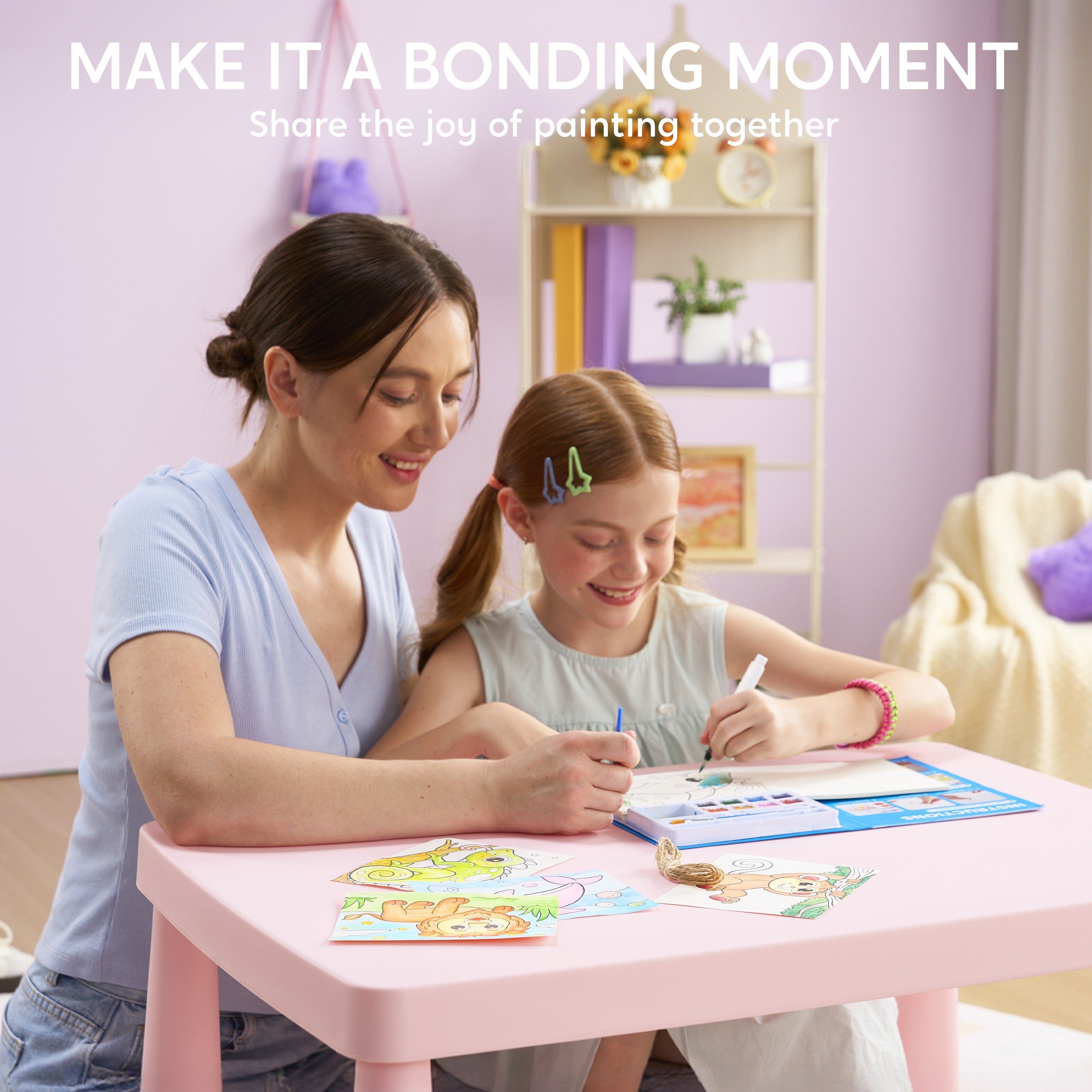 Klever Kits Glow-in-the-Dark Mess-Free Paint with Water Books (3-Pack)