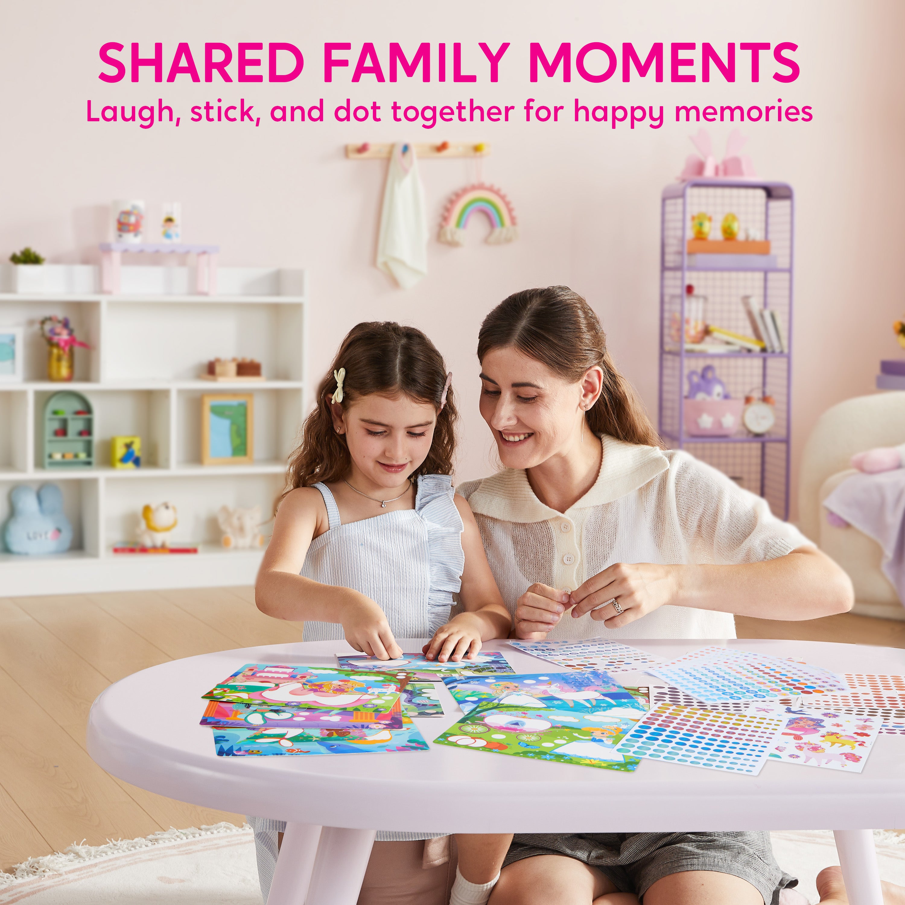 Klever Kits Princess Mess-Free Dot Art & Sticker Craft Set