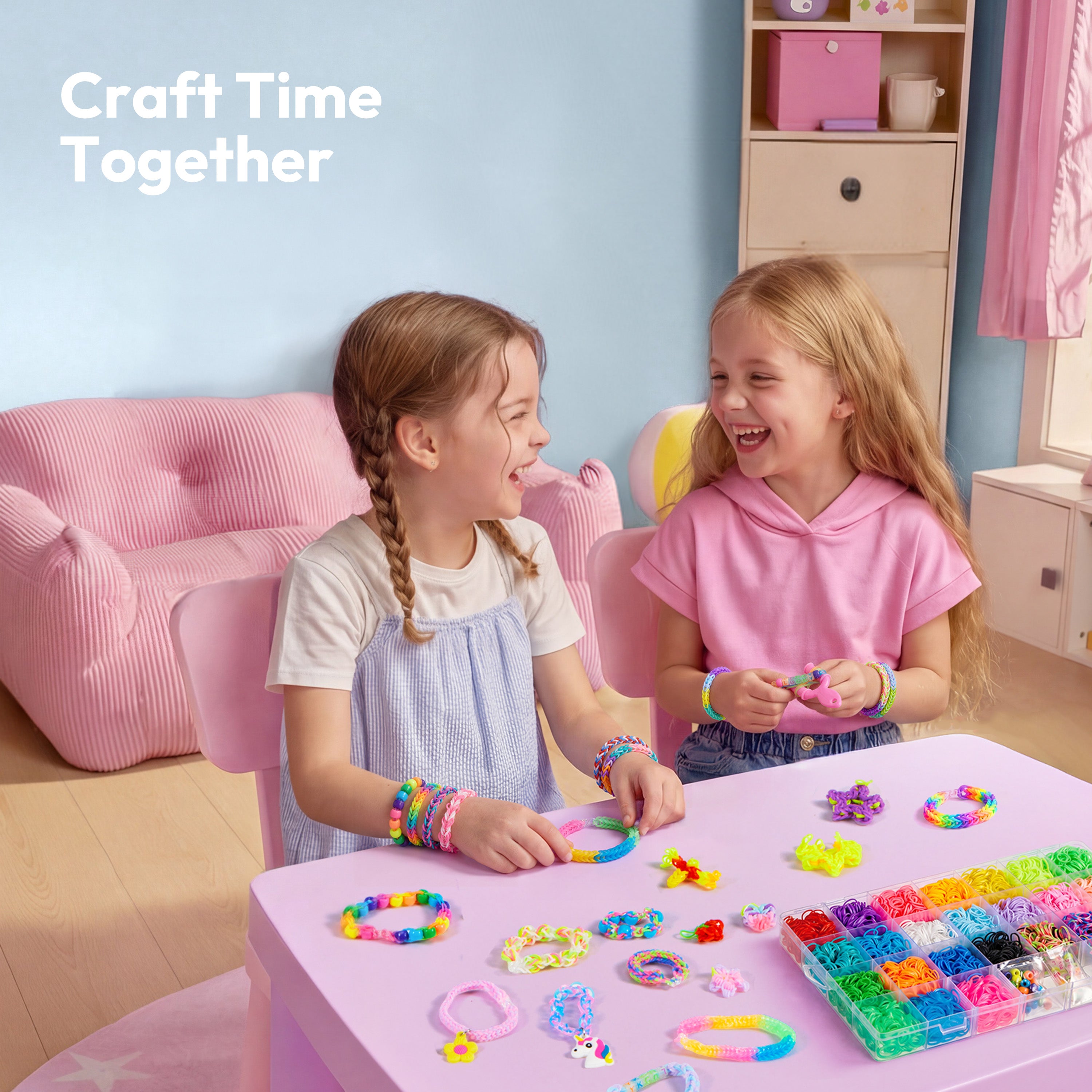 Klever Kits Glow-in-the-Dark Loom Bracelet Kit (6000+ Pcs)