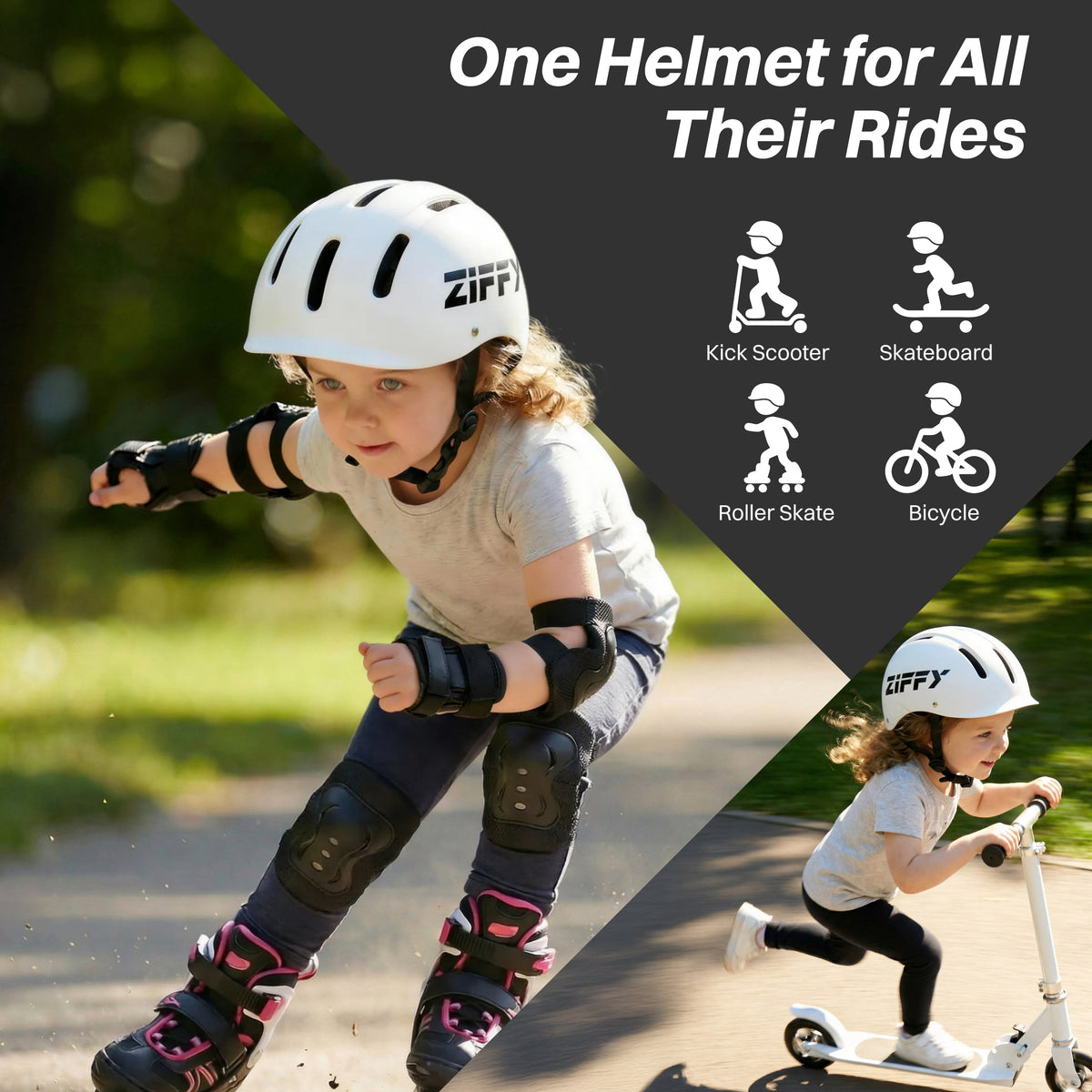 Play-Act Kids Bike Helmet - Adjustable Lightweight Safety Certified for Ages 3+
