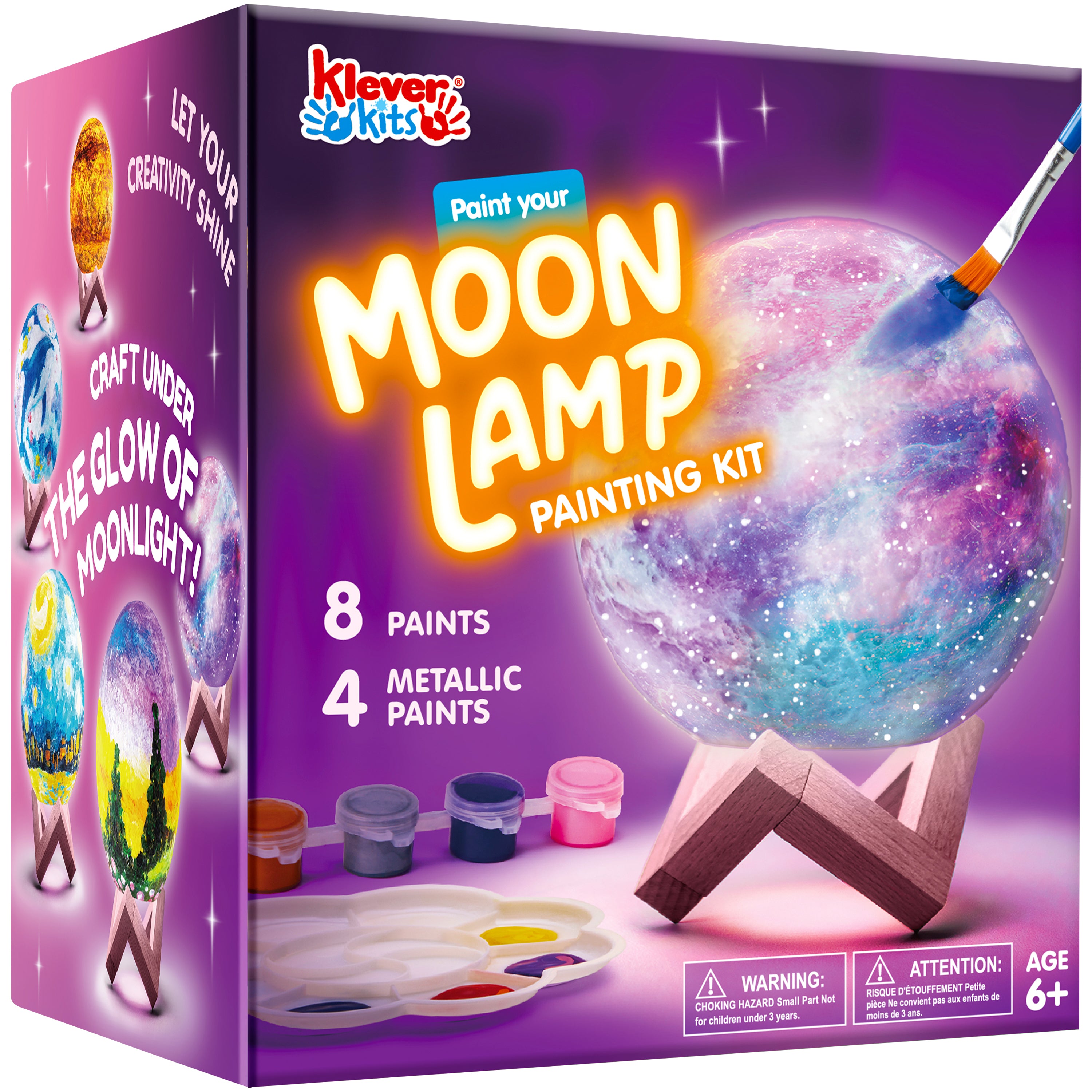 Klever Kits DIY 3D Moon Night Light Kit for Kids Ages 6-12