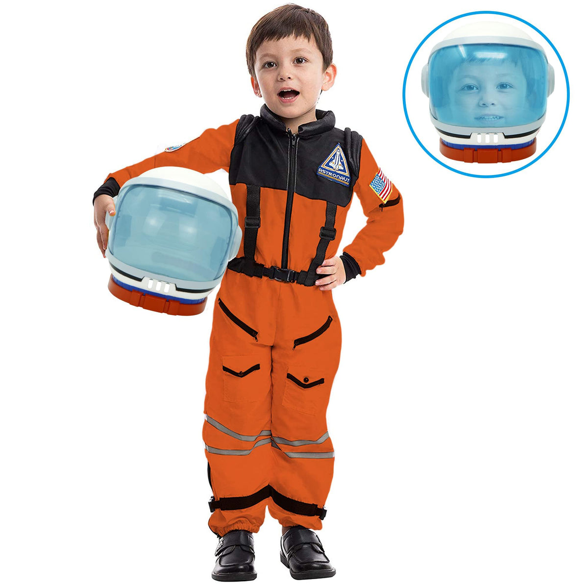 Play-Act Space Helmet with Movable Visor - Perfect for Kids Role Play