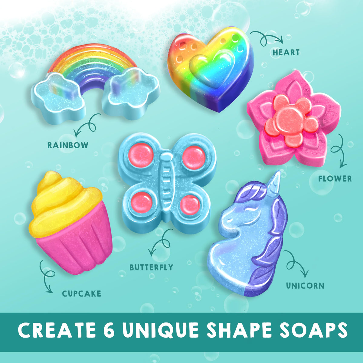 Klever Kits 2-in-1 Bath Bomb & Soap Making Kit - DIY Spa Science for Kids