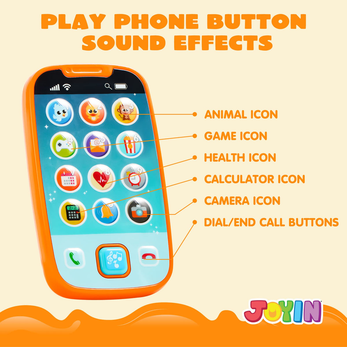 Play-Act Remote Control Smartphone Toy with Music - Kids Learning Toy