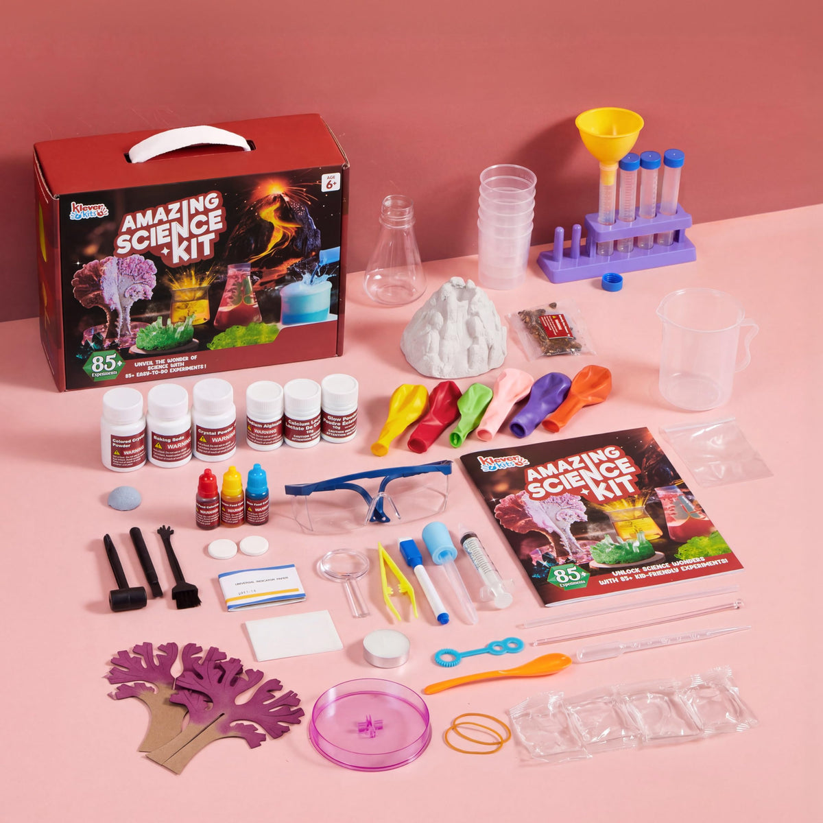 Klever Kits 85+ Experiments Amazing Science Kit (STEM Educational Toy)