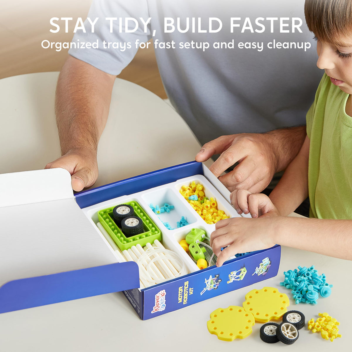 Klever Kits 36-in-1 Motor Robotic Kit - STEM Educational Toy for Ages 8-13