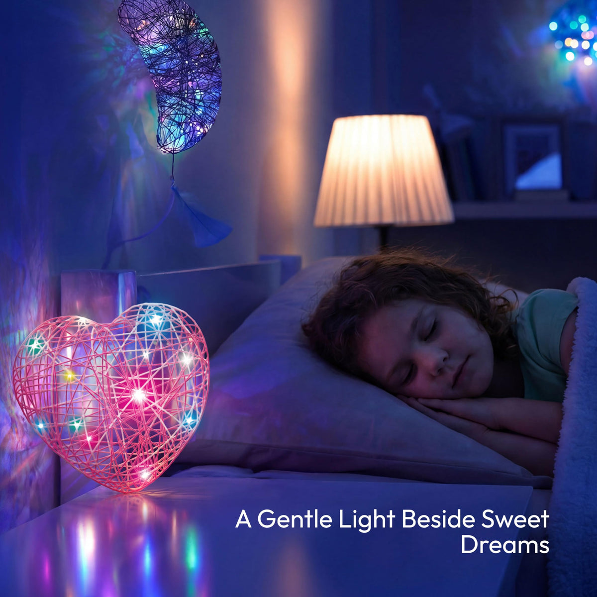 Klever Kits 3D String Art Kit - Light Up Toy with 30 LED Bulbs for Ages 8+