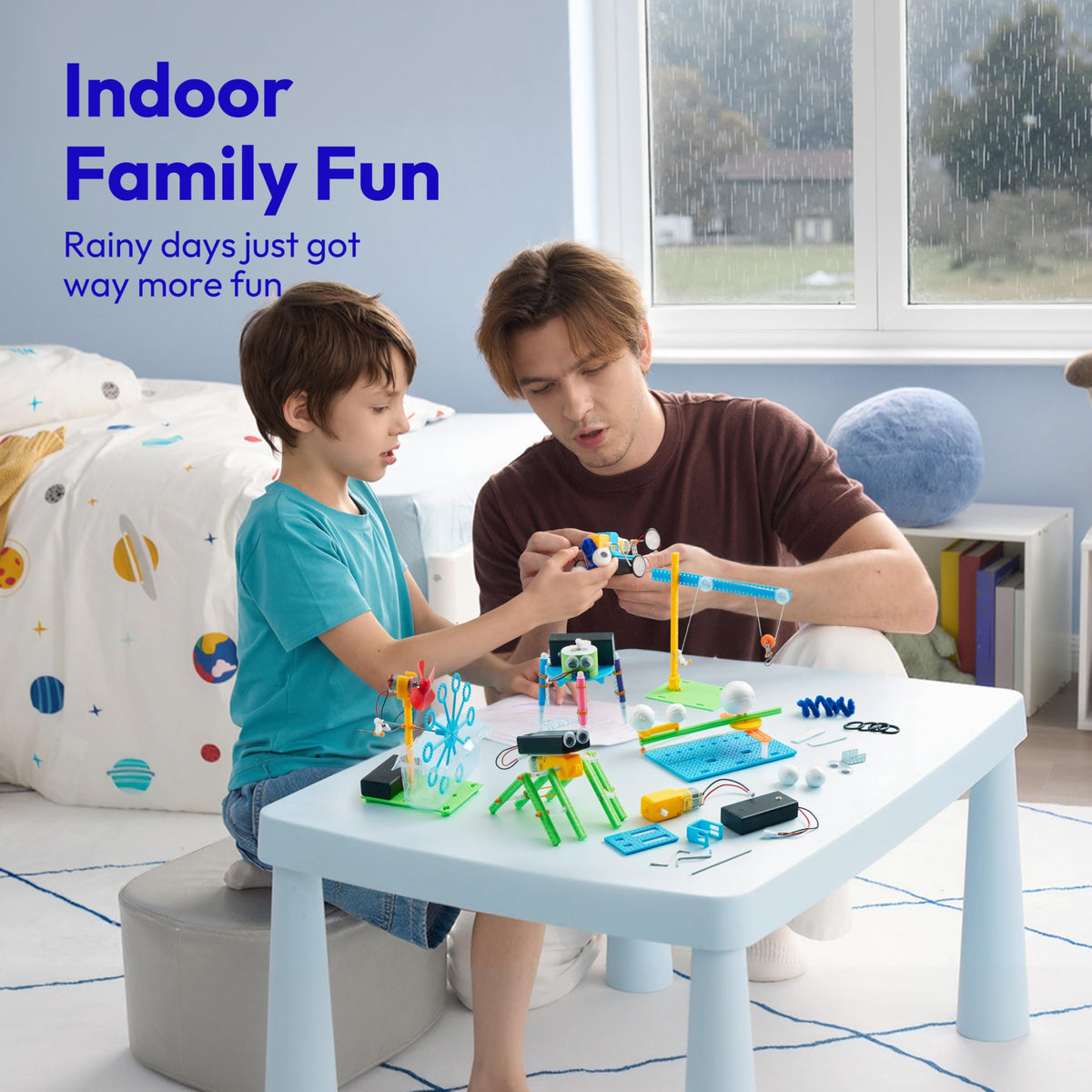 Klever Kits 6-in-1 Electric Robot Building Kit (STEM Educational Toy)