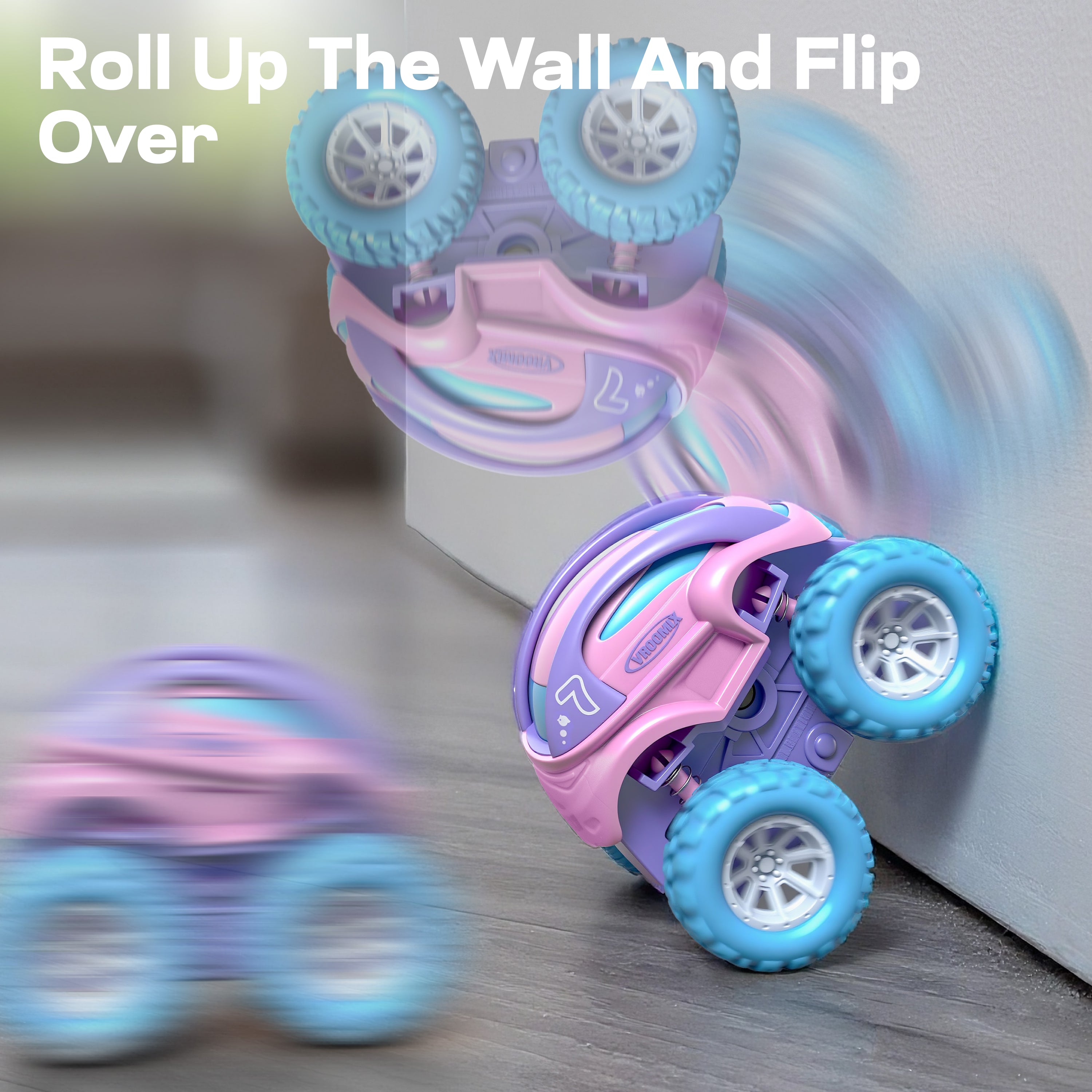 VROOMIX Friction Powered Monster Truck Toy Set for Girls