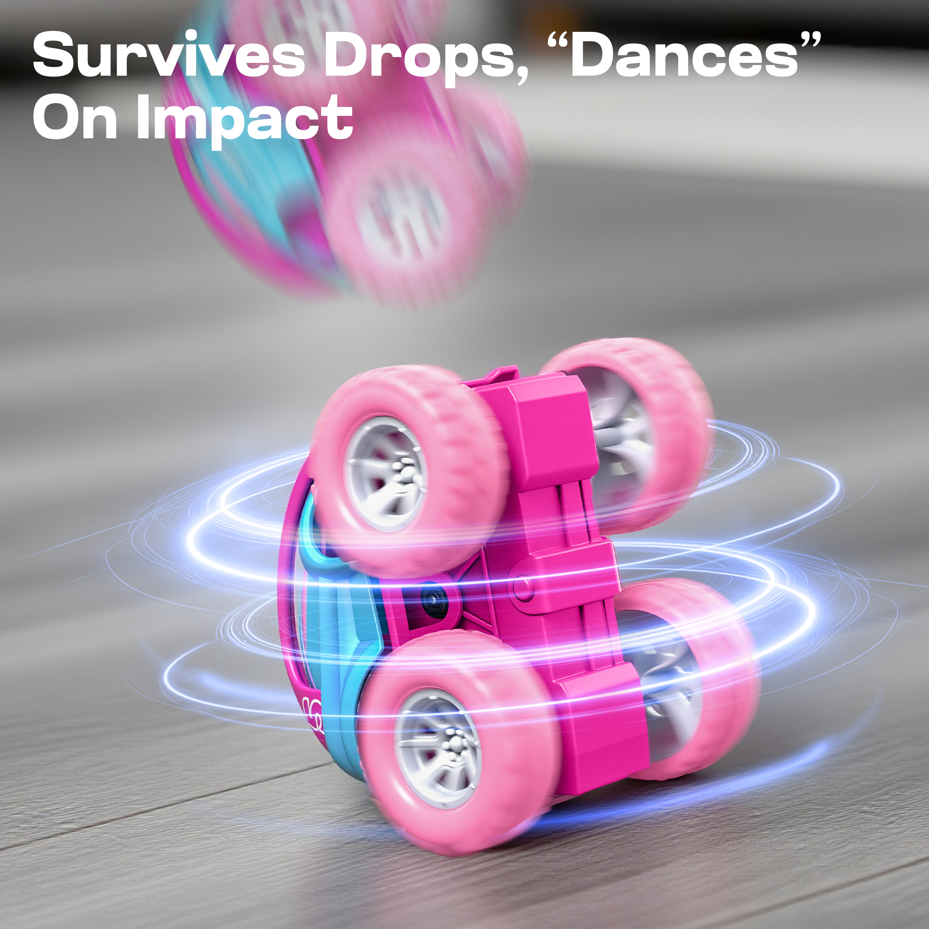 VROOMIX Friction Powered Monster Truck Toy Set for Girls