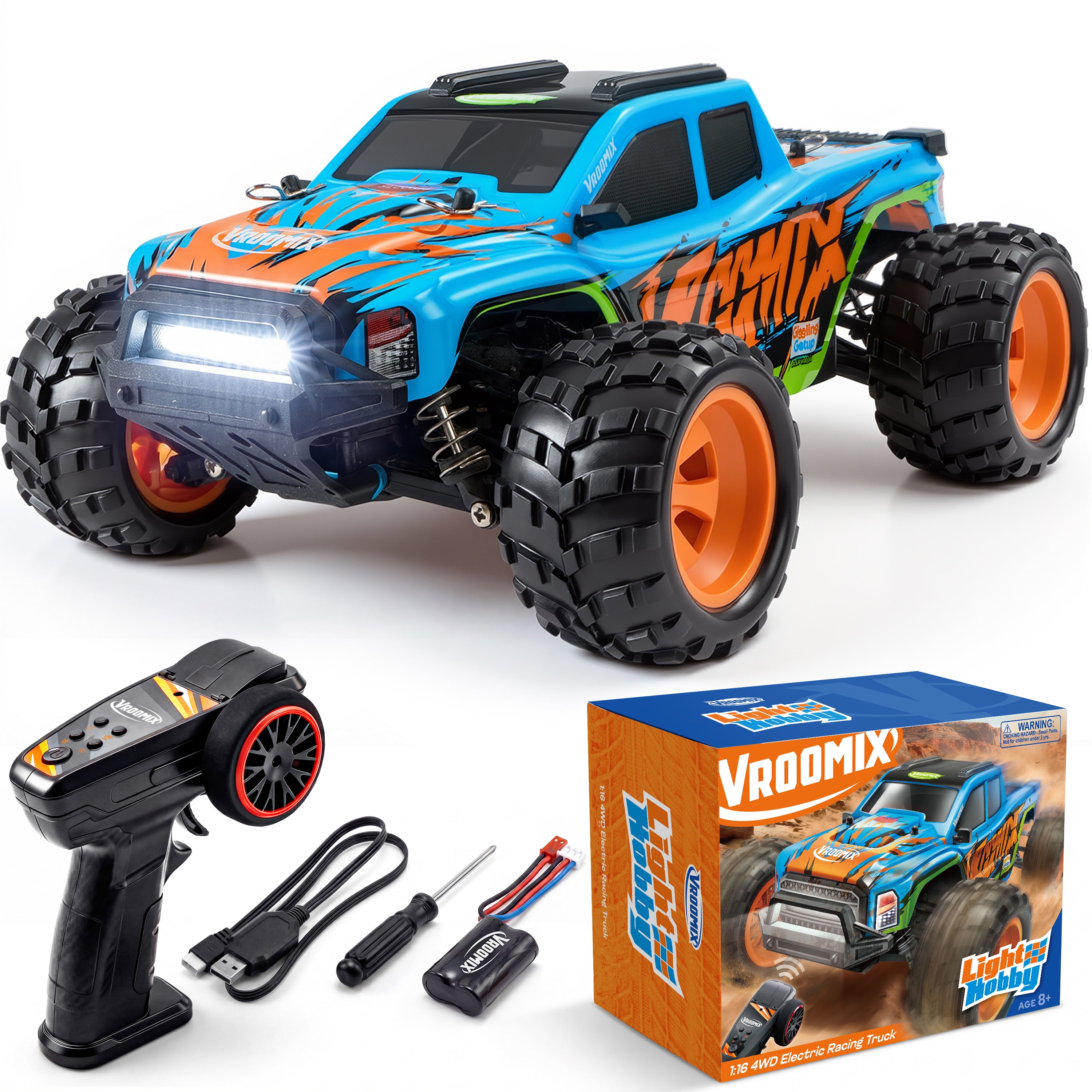 VROOMIX Remote Control Truck Toy