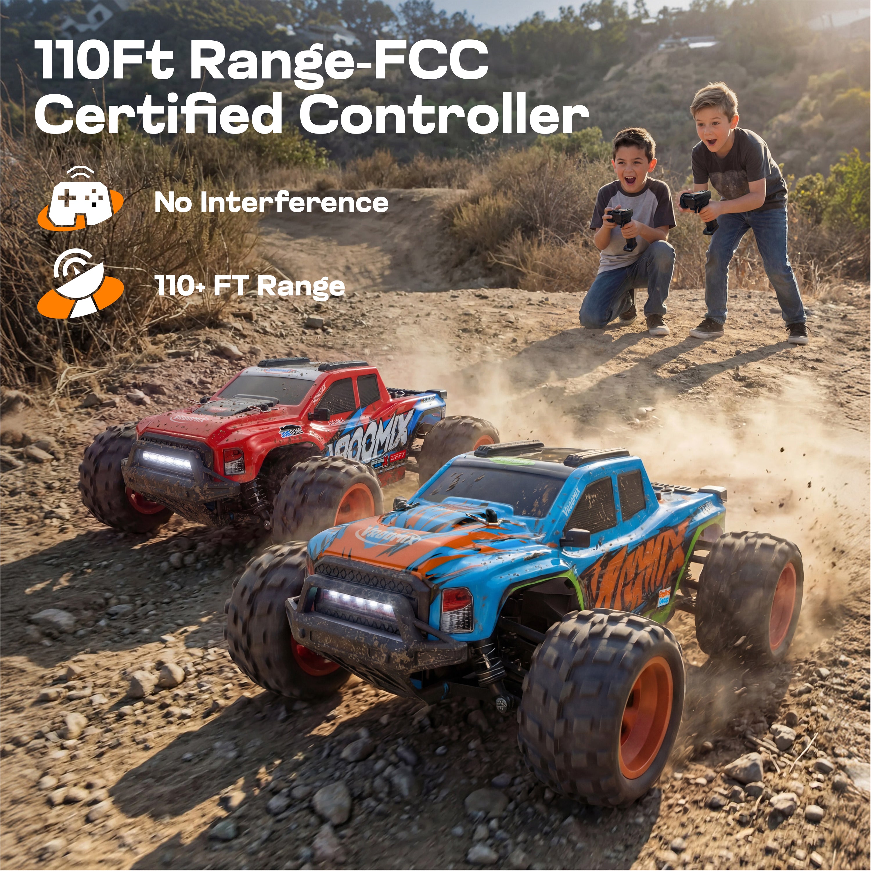 VROOMIX Remote Control Truck Toy