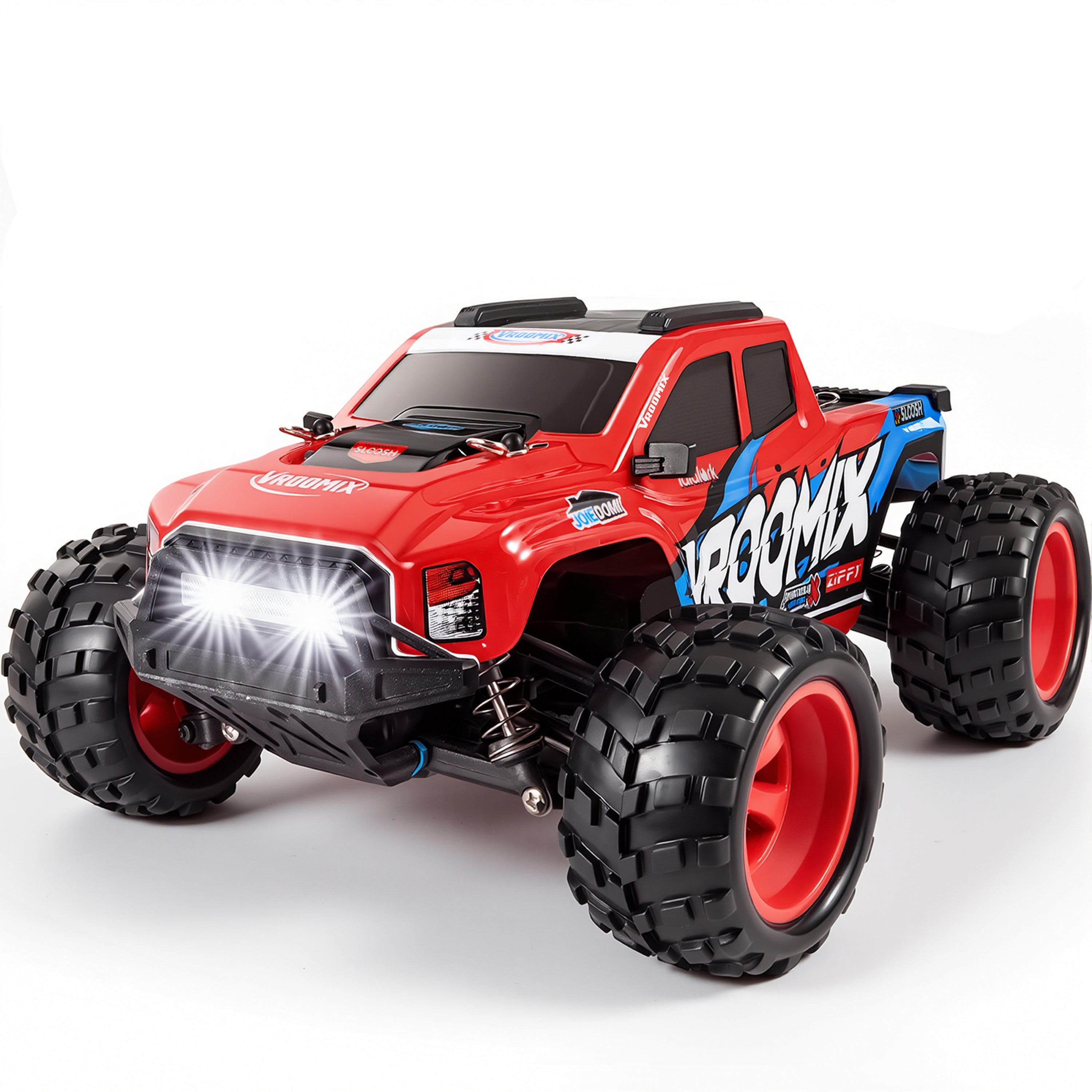 VROOMIX All-Terrain 4WD High-Speed RC Monster Truck (Dual Batteries)