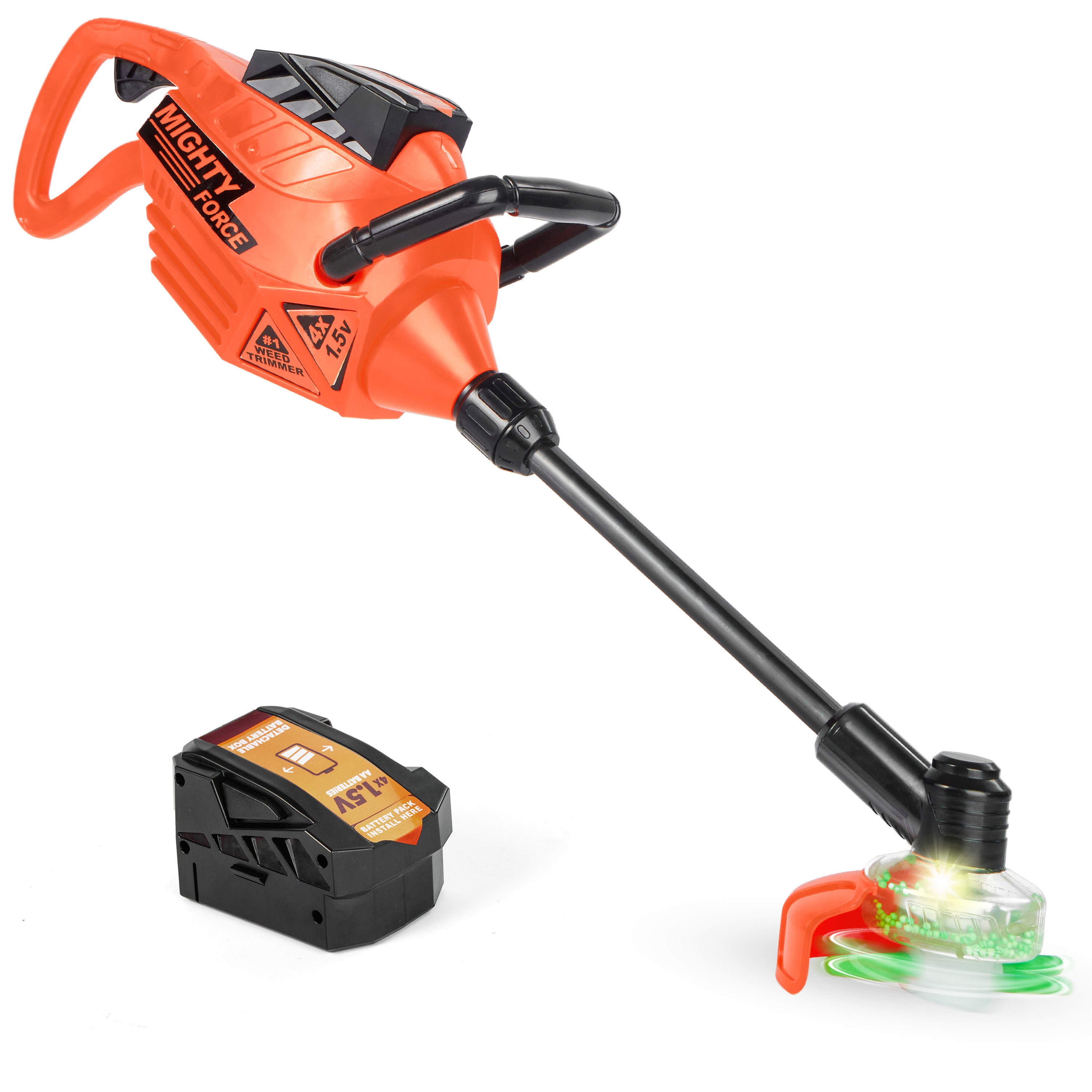 Play-Act Kids Electronic Gardening Weed Trimmer Toy with Lights & Sounds