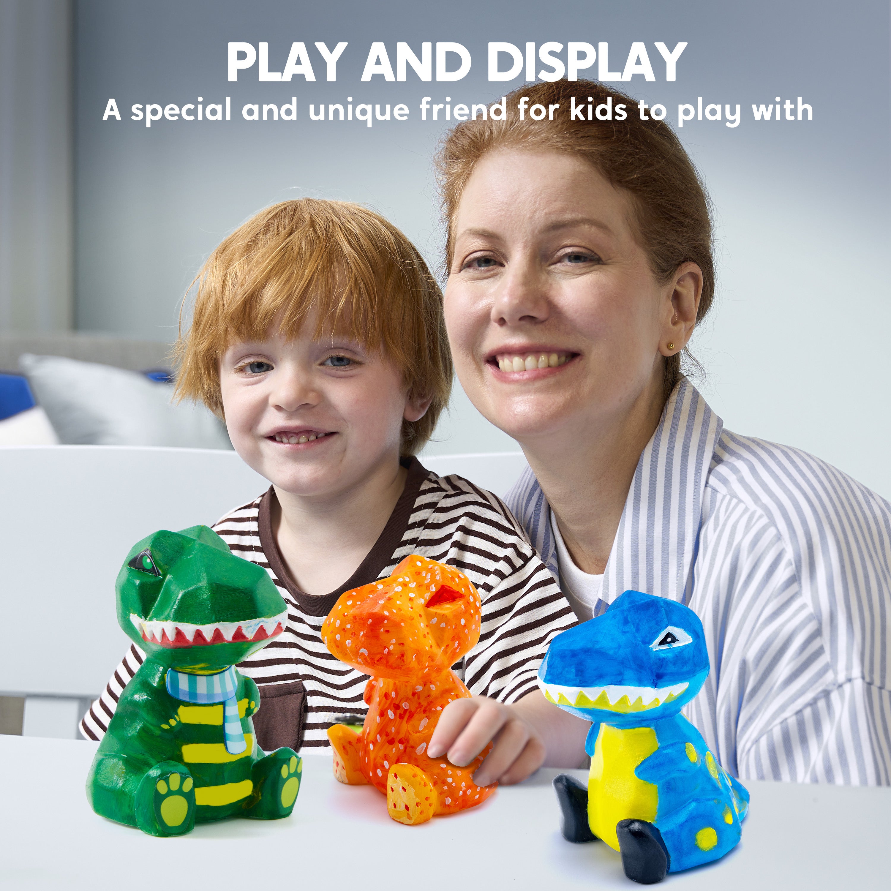 Klever Kits Paint-Your-Own Dinosaur Night Light