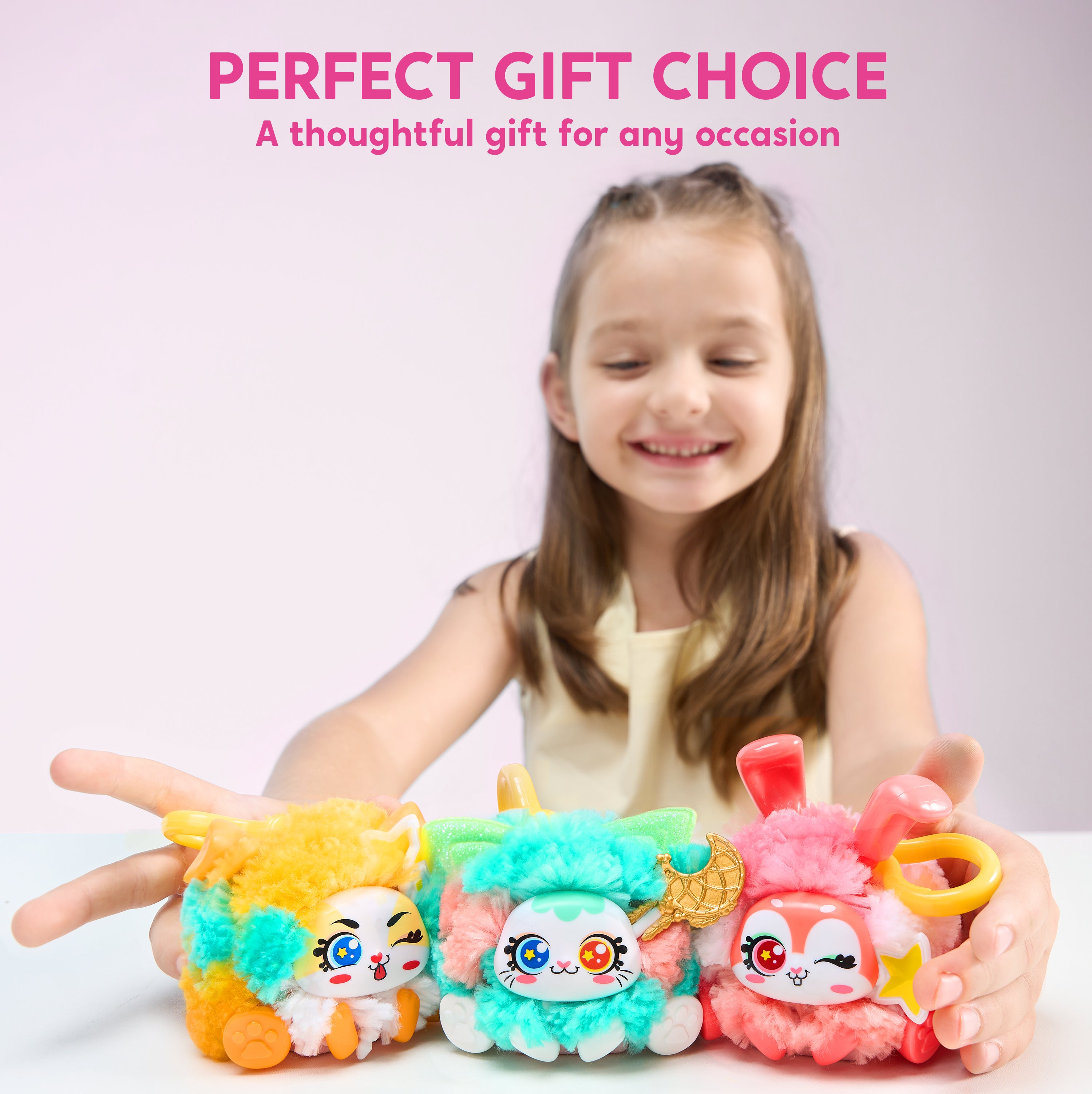 Klever Kits DIY Plush Keychain Craft Kit (3 Models)