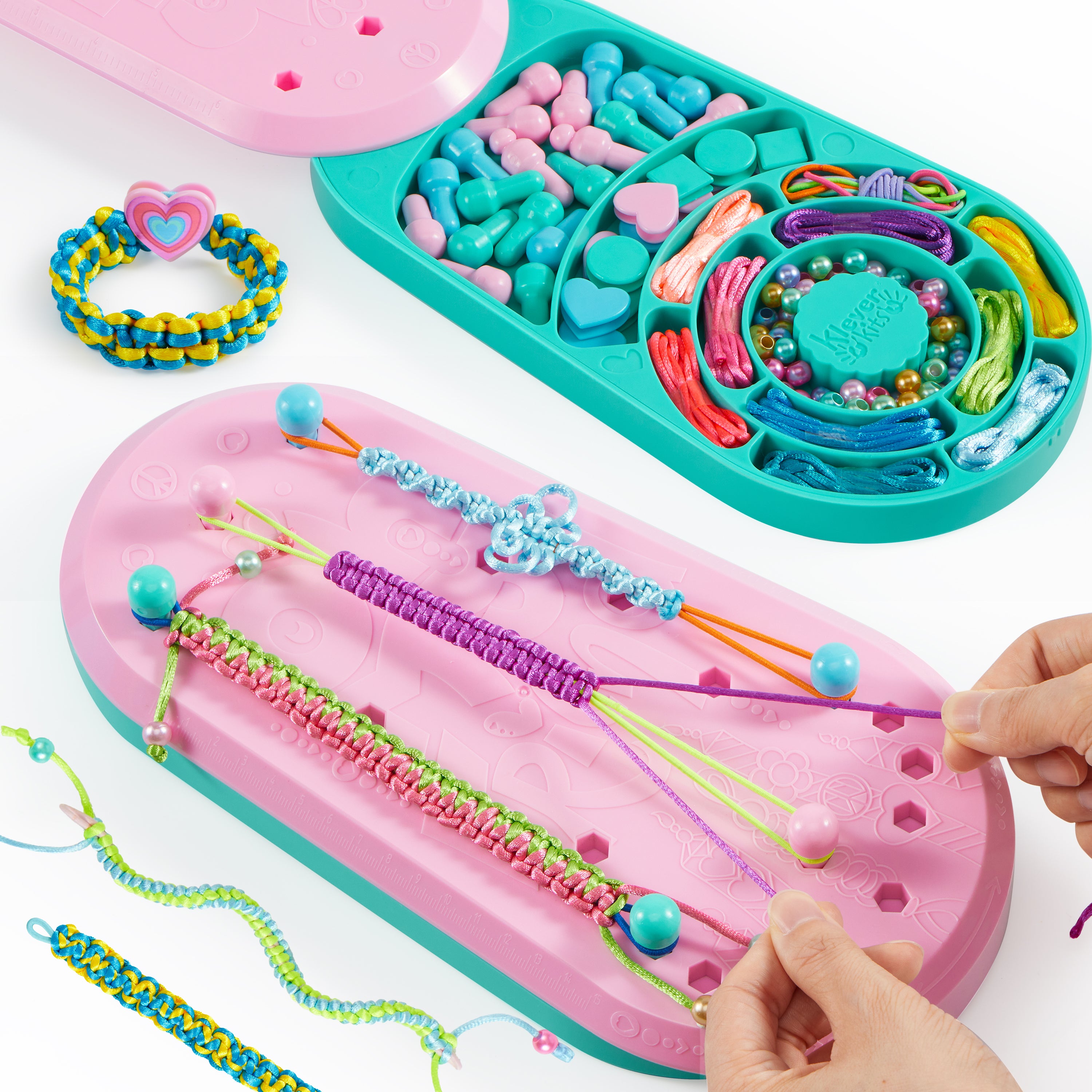 Klever Kits Friendship Bracelet Making Kit (10 Knot Styles)