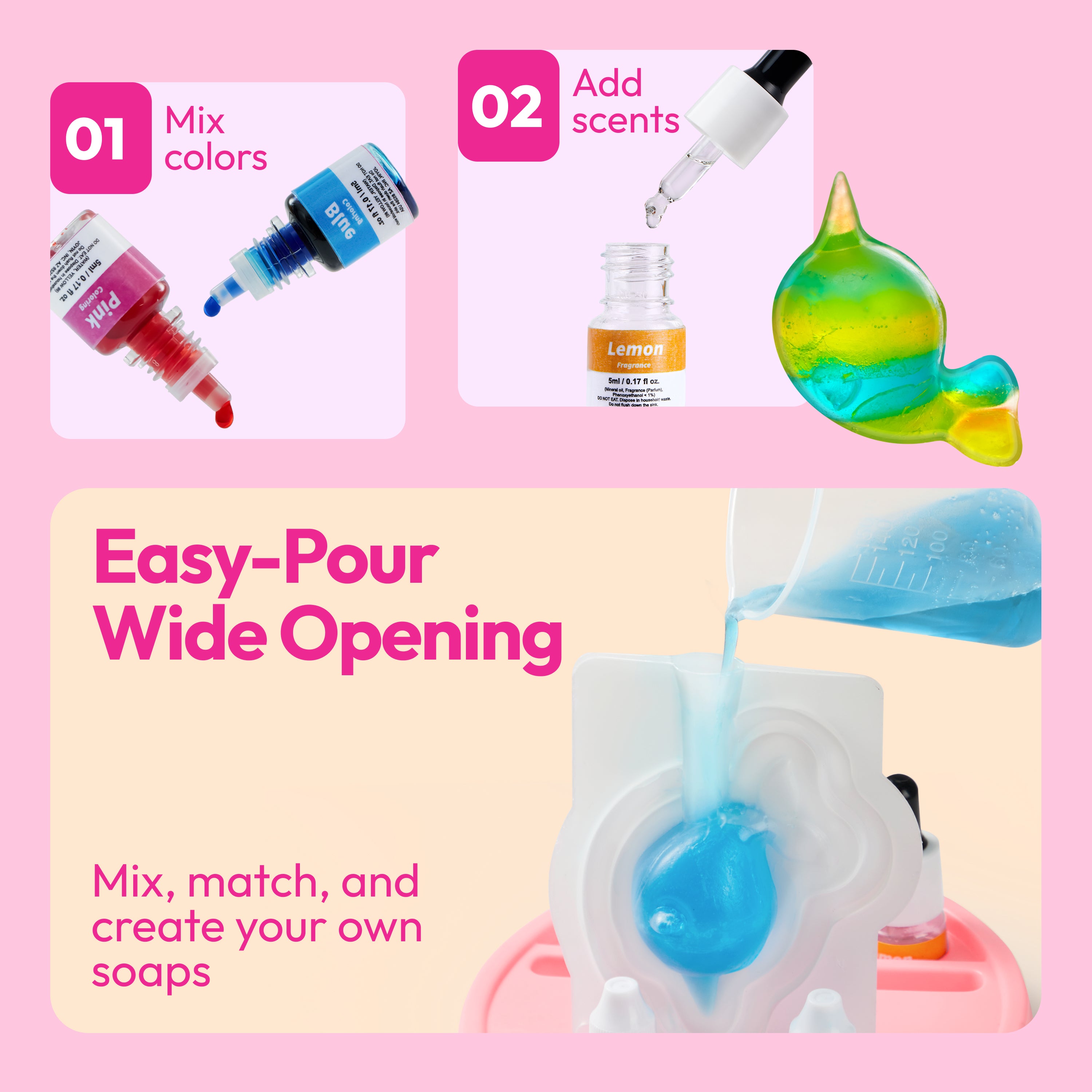 Klever Kits Unicorn DIY Soap Making Craft Kit Ages 6+