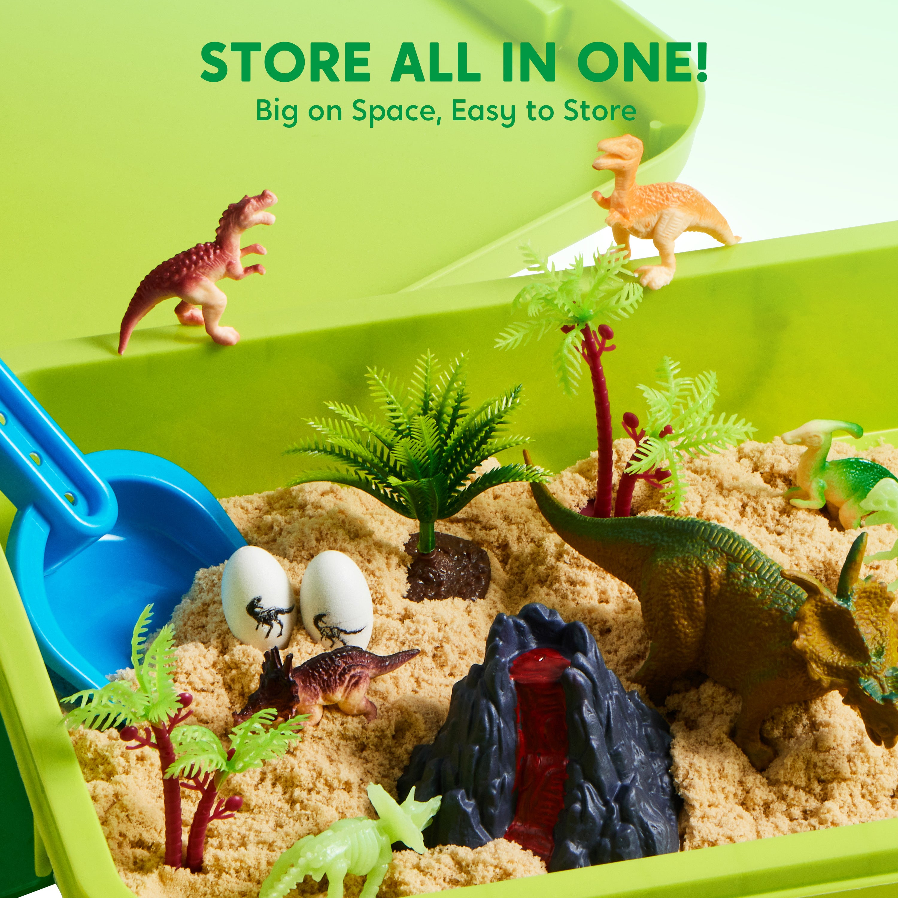 Klever Kits Construction Sensory Bin with Glow Stones Age 3+