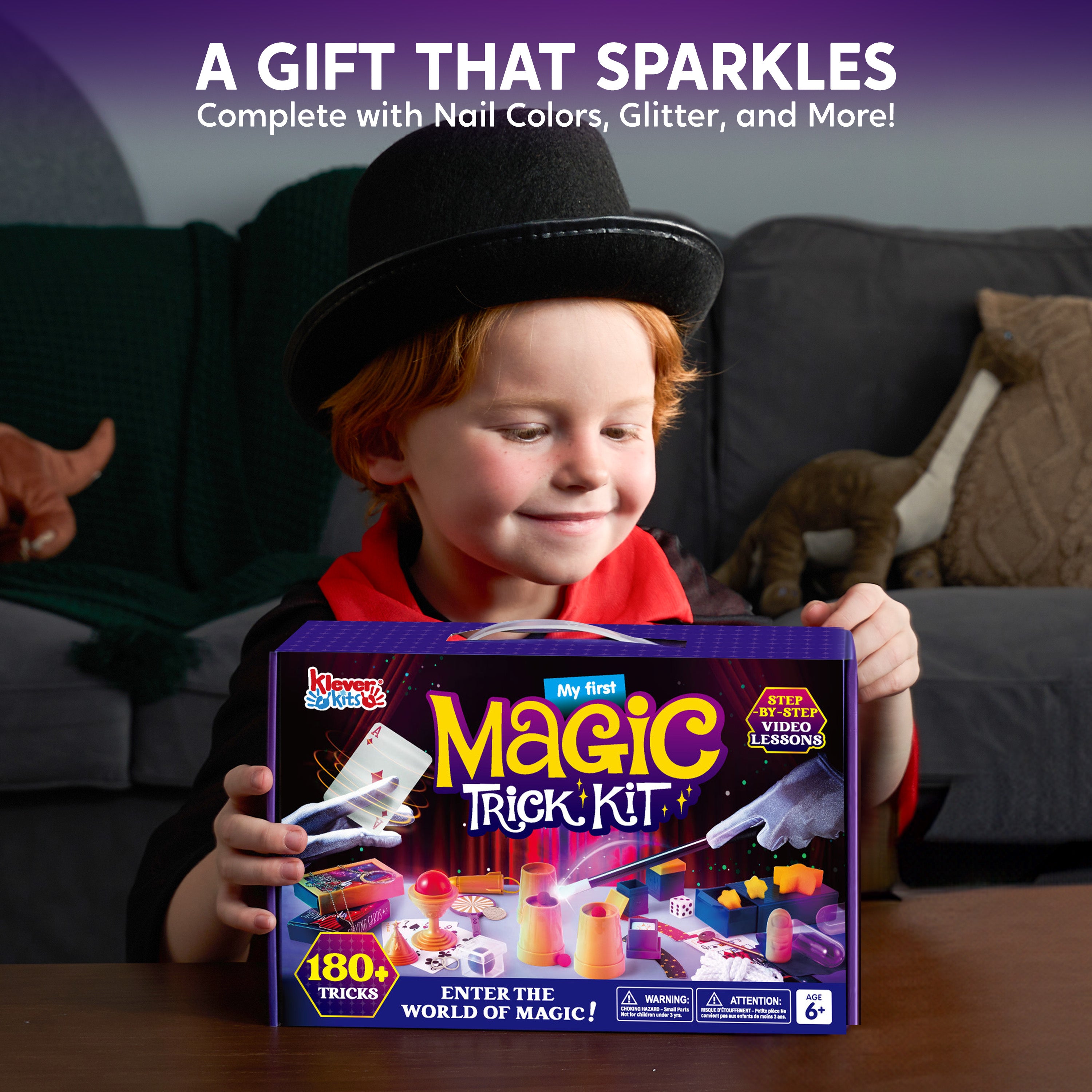 Klever Kits 180+ Magic Trick Set for Kids Ages 6+