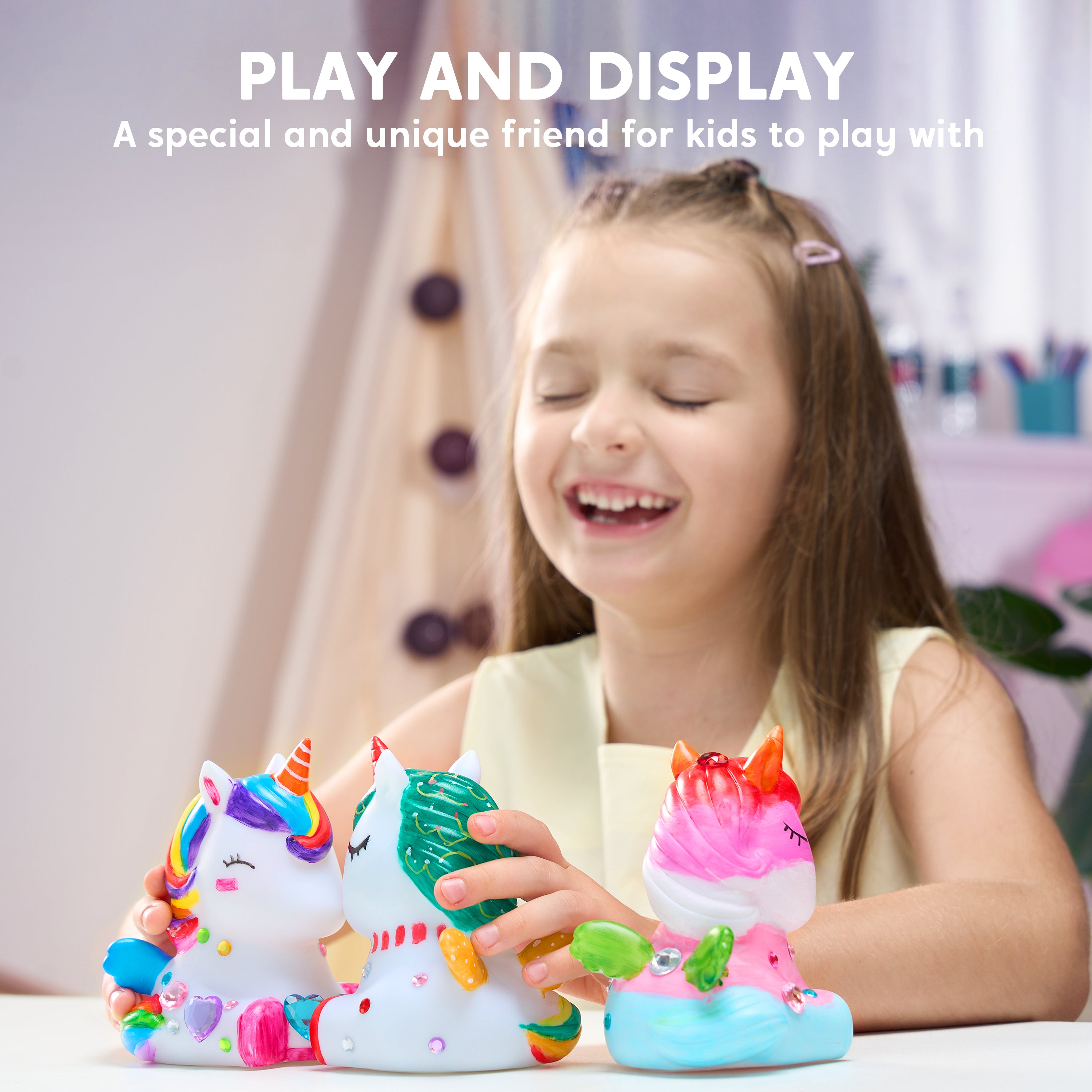 Klever Kits DIY Paint-Your-Own Unicorn Night Light Kit