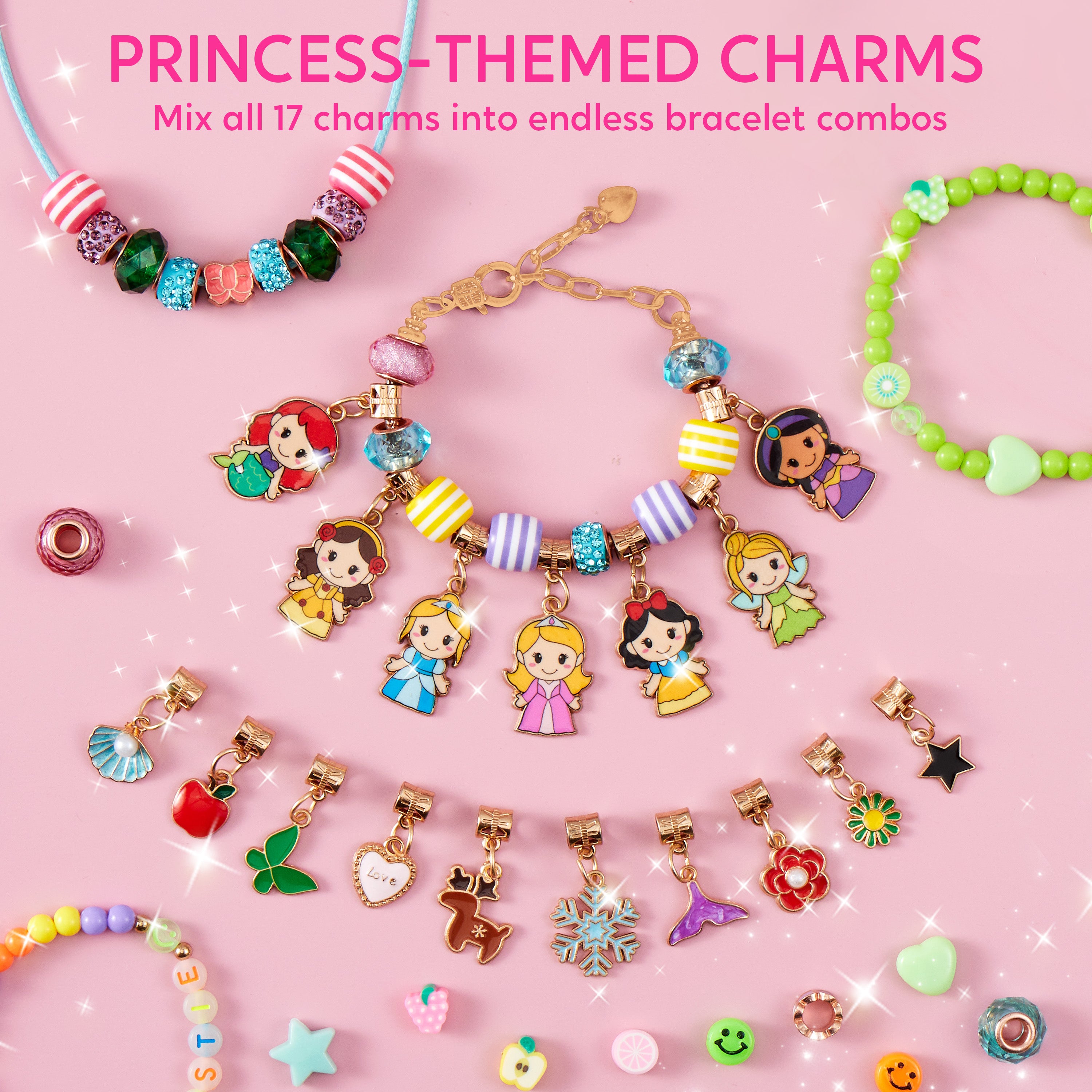 Klever Kits Princess Jewelry & Bracelet Making Kit (650+ Pcs)