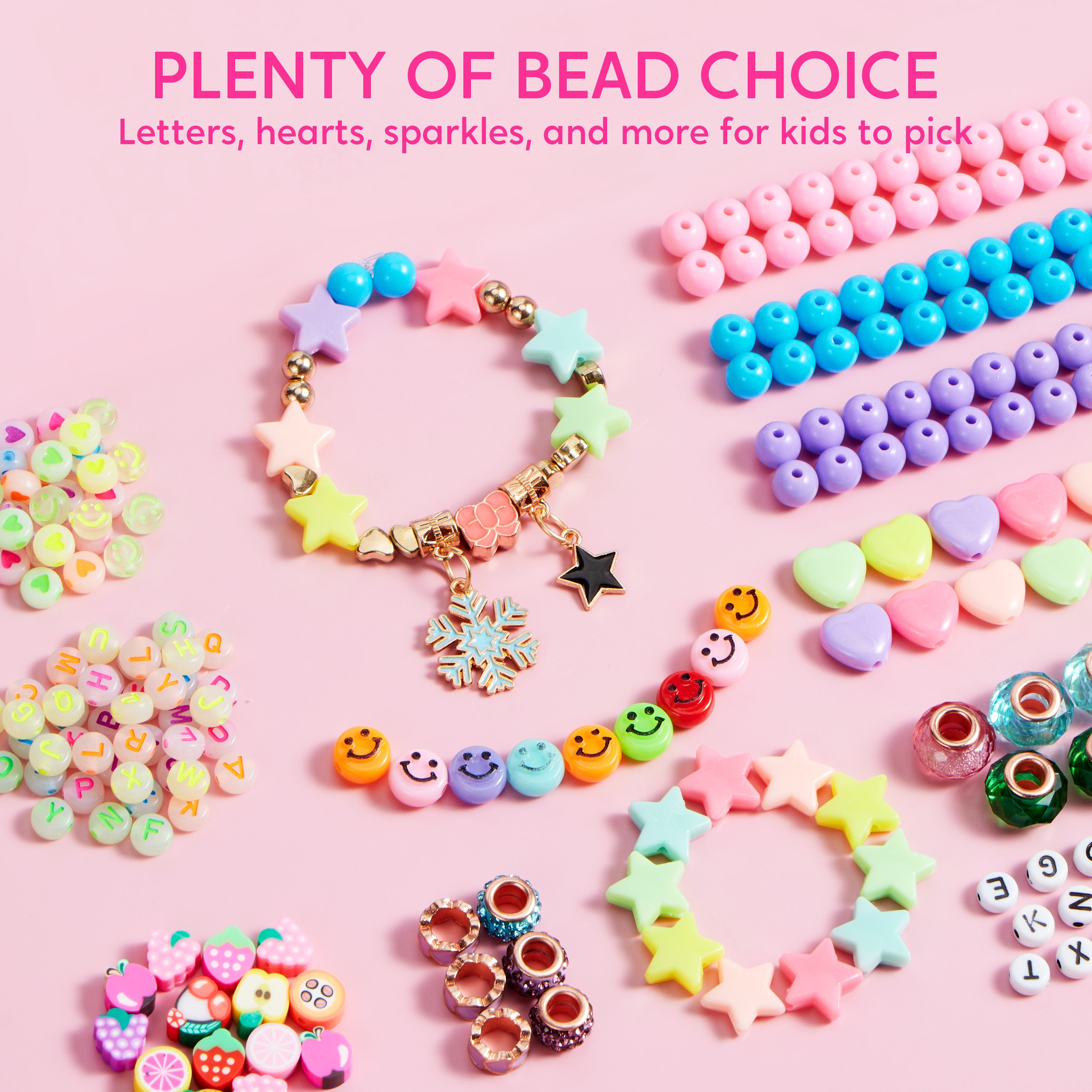 Klever Kits Princess Jewelry & Bracelet Making Kit (650+ Pcs)