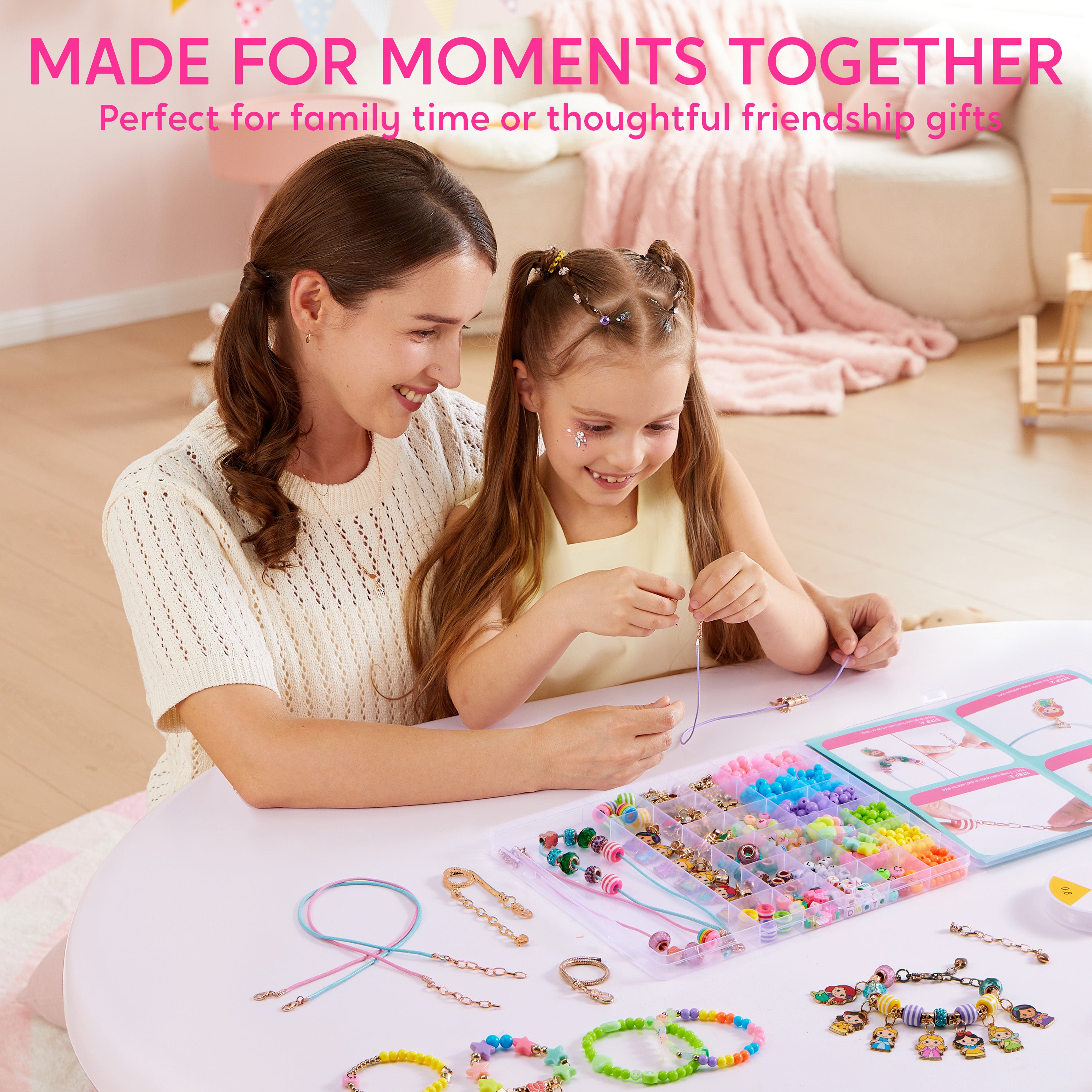 Klever Kits Princess Jewelry & Bracelet Making Kit (650+ Pcs)