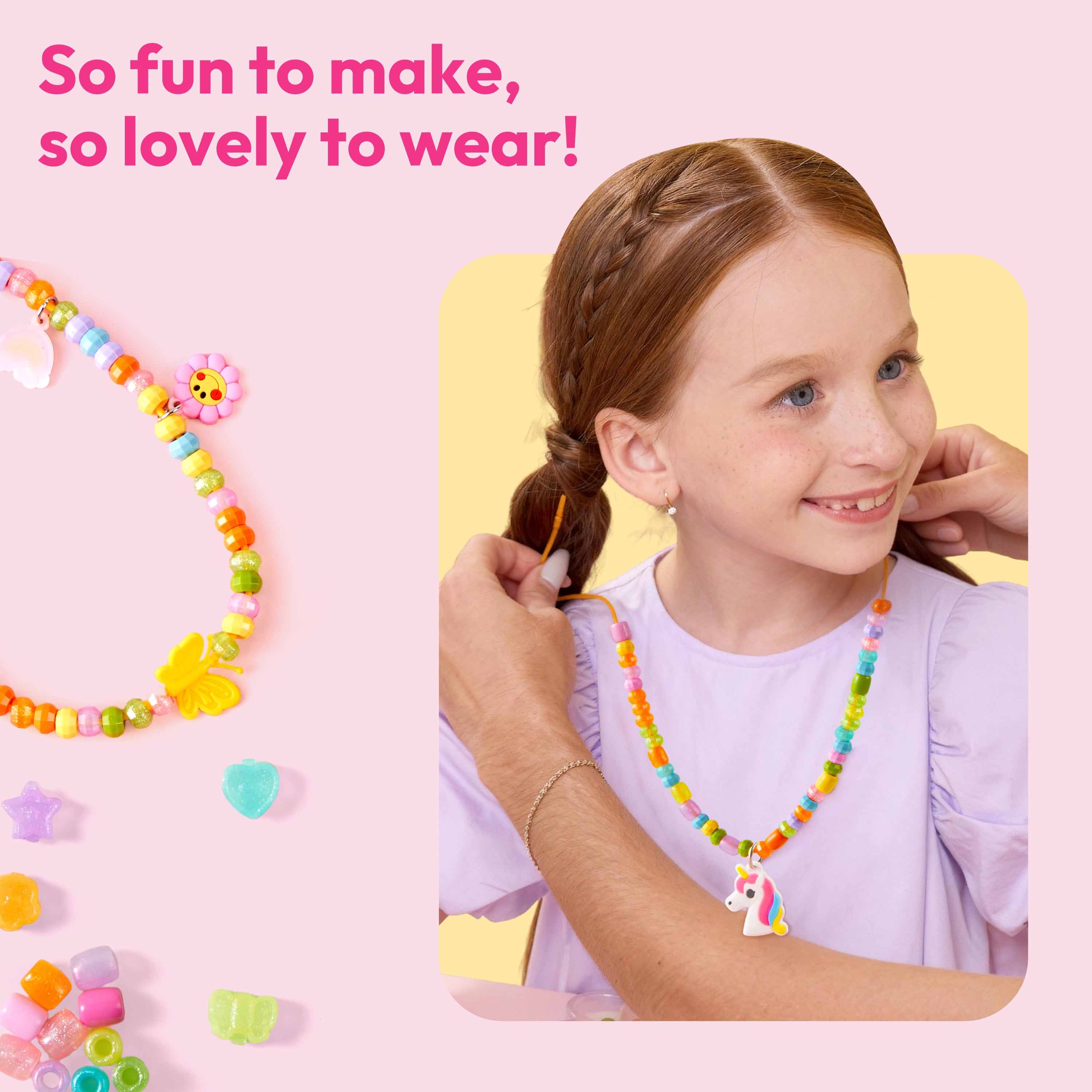 Klever Kits Flower Storage Bracelet Making Kit (350+ Pcs)