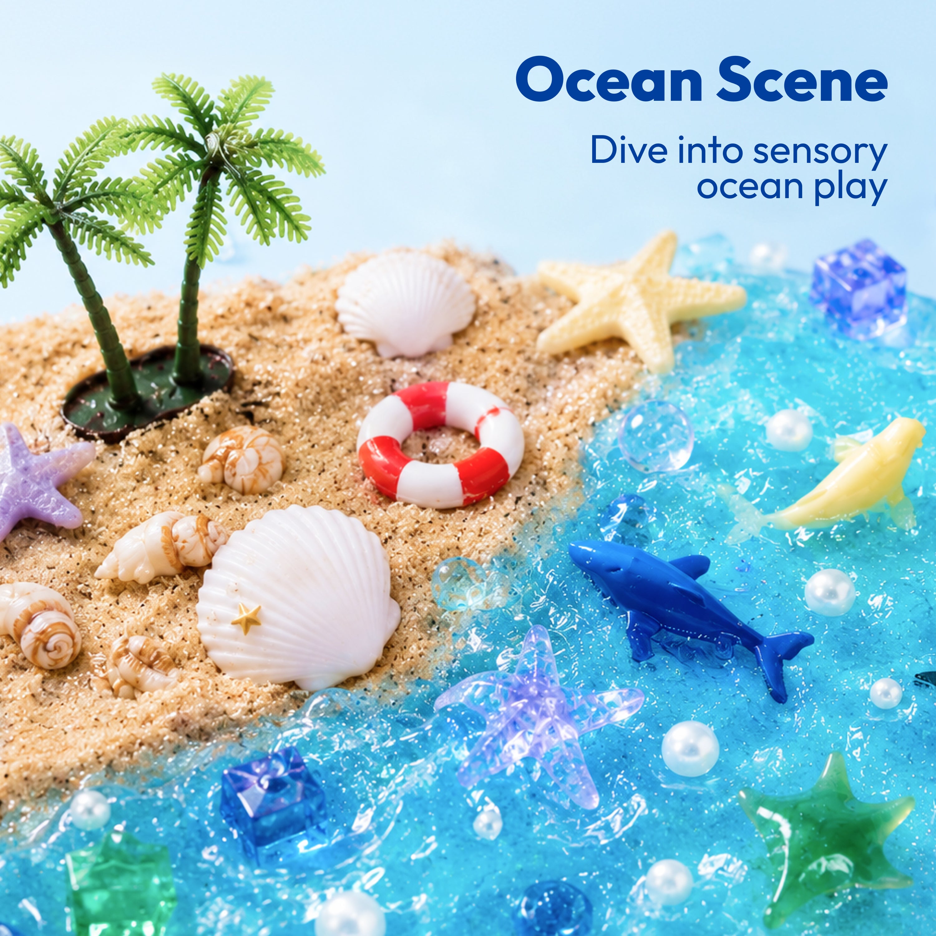 Klever Kits Ocean Sensory Bin for Kids
