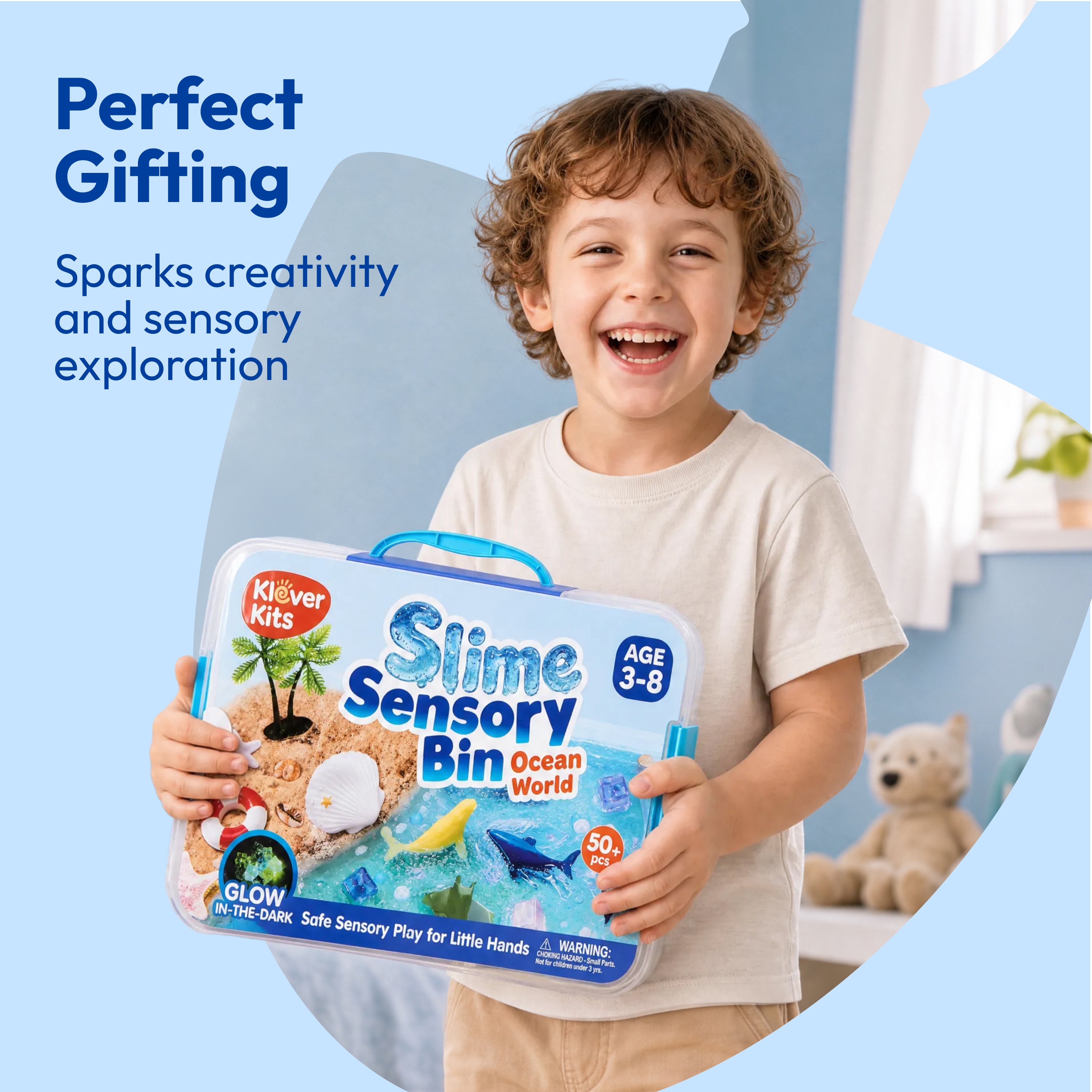 Klever Kits Ocean Sensory Bin for Kids