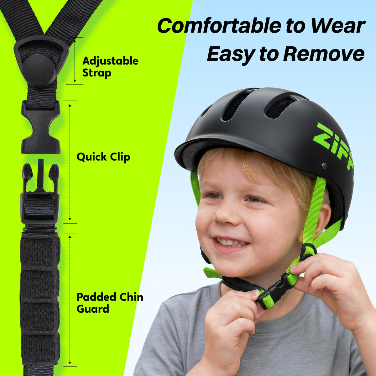 Play-Act Kids Bike Helmet - Adjustable Lightweight Safety Certified for Ages 3+