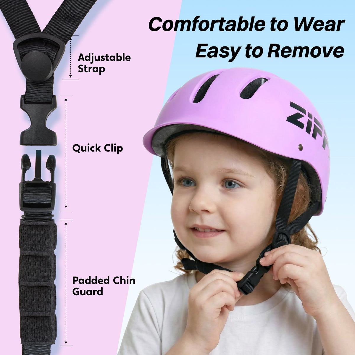 Play-Act Kids Bike Helmet - Adjustable Lightweight Safety Certified for Ages 3+