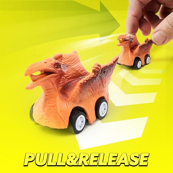 Vroomix Tyrannosaurus Carrier Truck - 6 Dinosaurs, Music & Lights