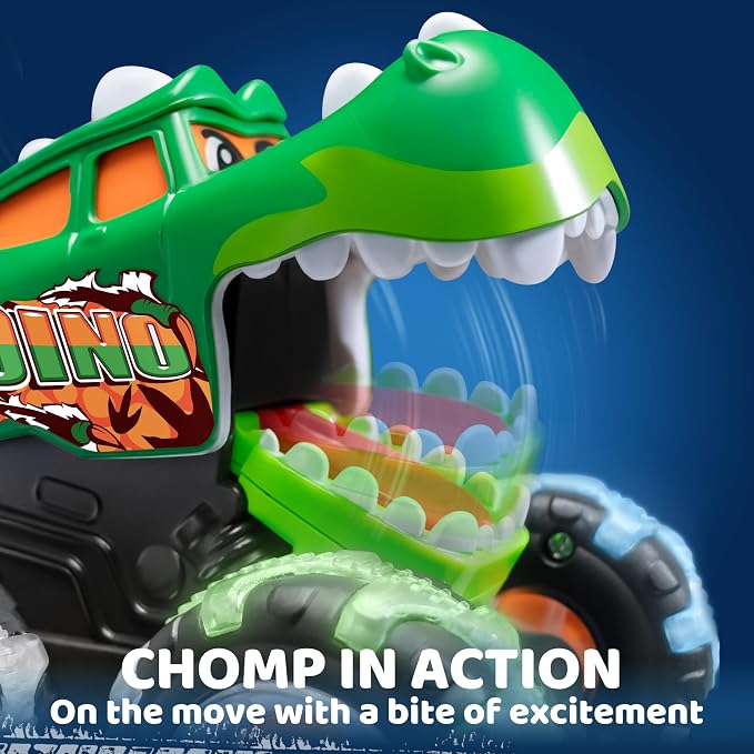 VROOMIX 3 Pack Monster Truck Toy - Motion Activated LED Light Up Cars