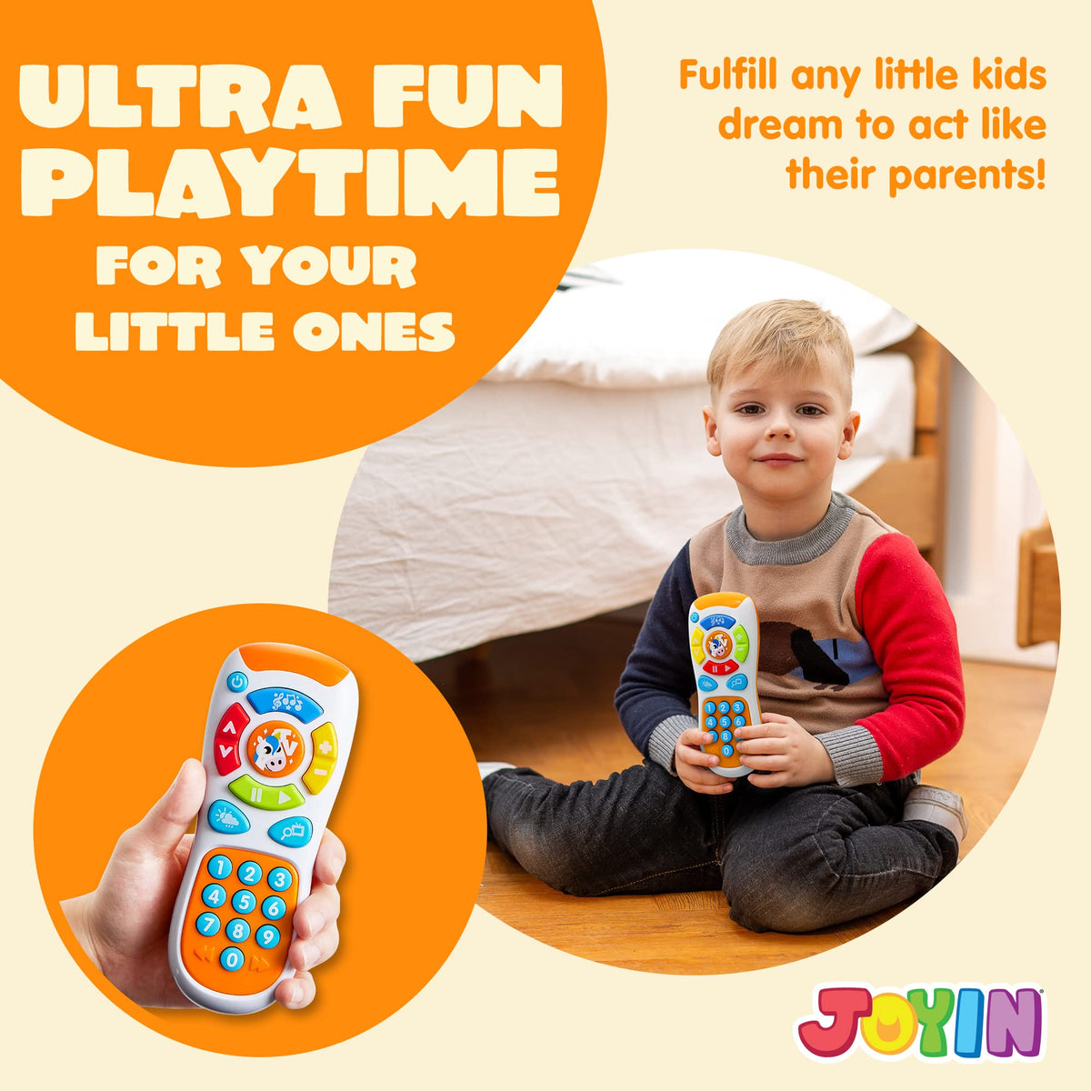 Play-Act Remote Control Smartphone Toy with Music - Kids Learning Toy