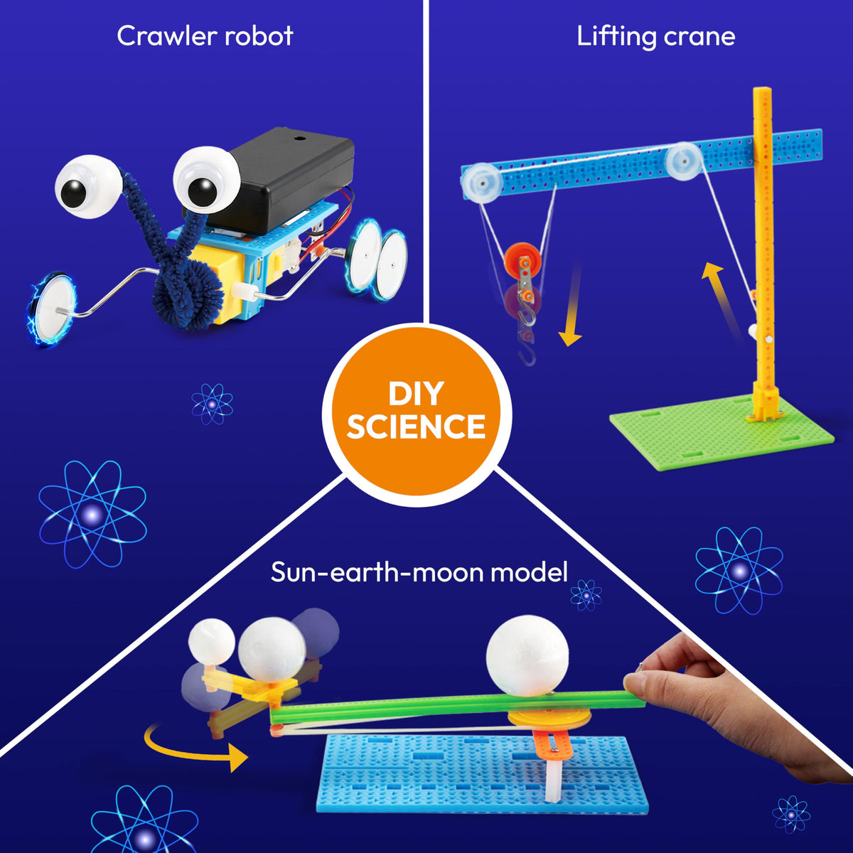 Klever Kits 6-in-1 Electric Robot Building Kit (STEM Educational Toy)