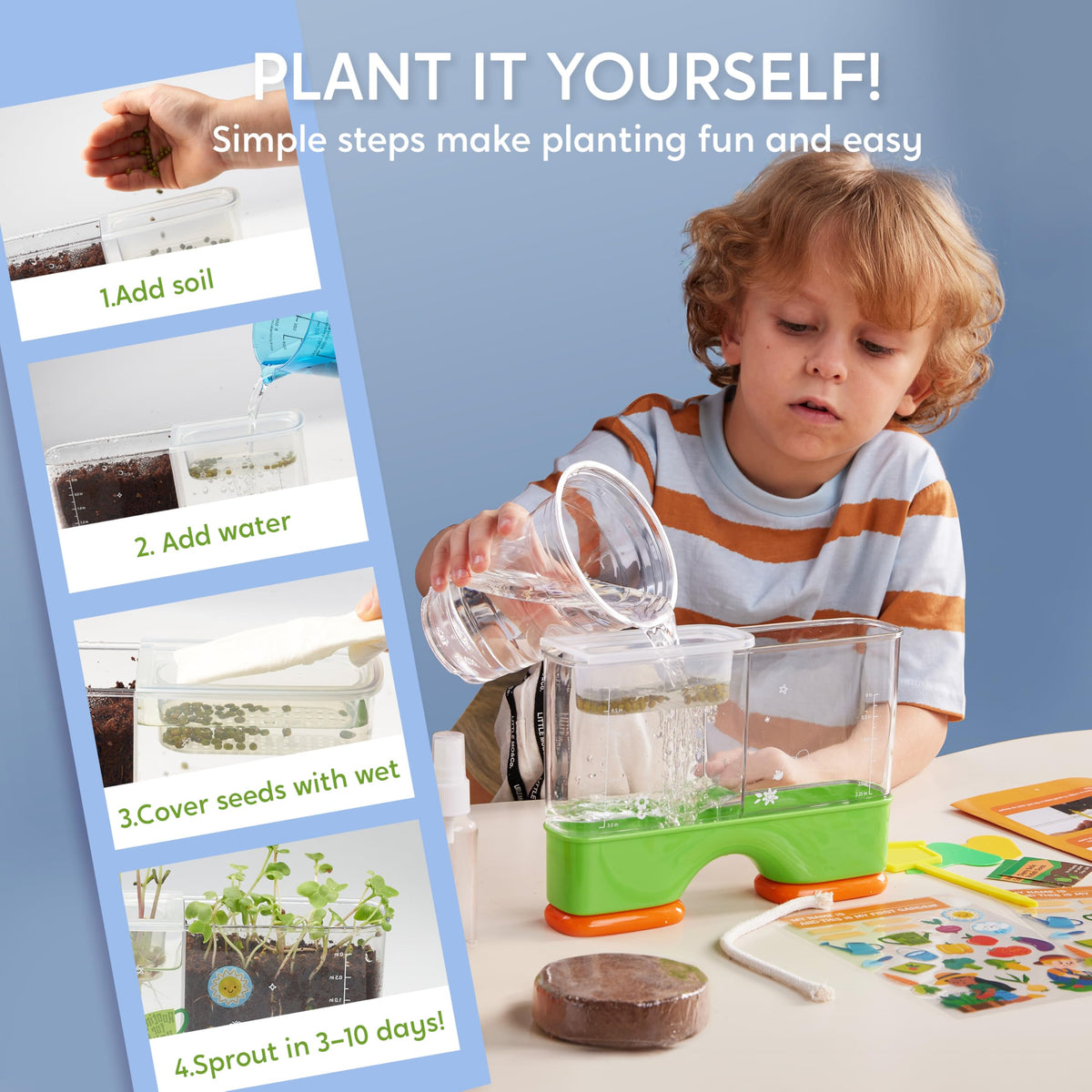 Klever Kits 2-in-1 Root Viewer & Planting Science Kit - STEM for Ages 6+